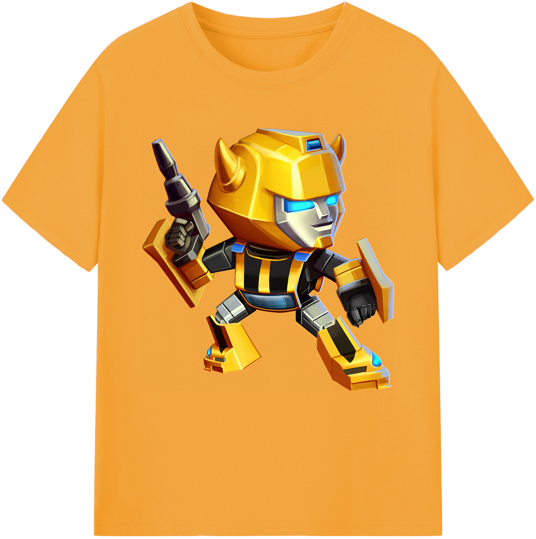 （画像用） Transformers トランスフォーマー 綿100％半袖Tシャツ（フロントプリント）