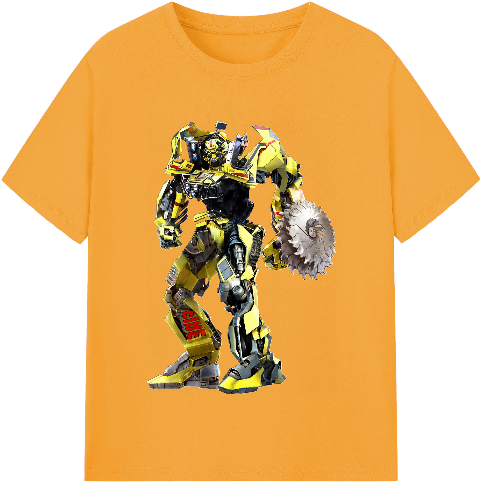 （画像用） Transformers トランスフォーマー 綿100％半袖Tシャツ（フロントプリント）