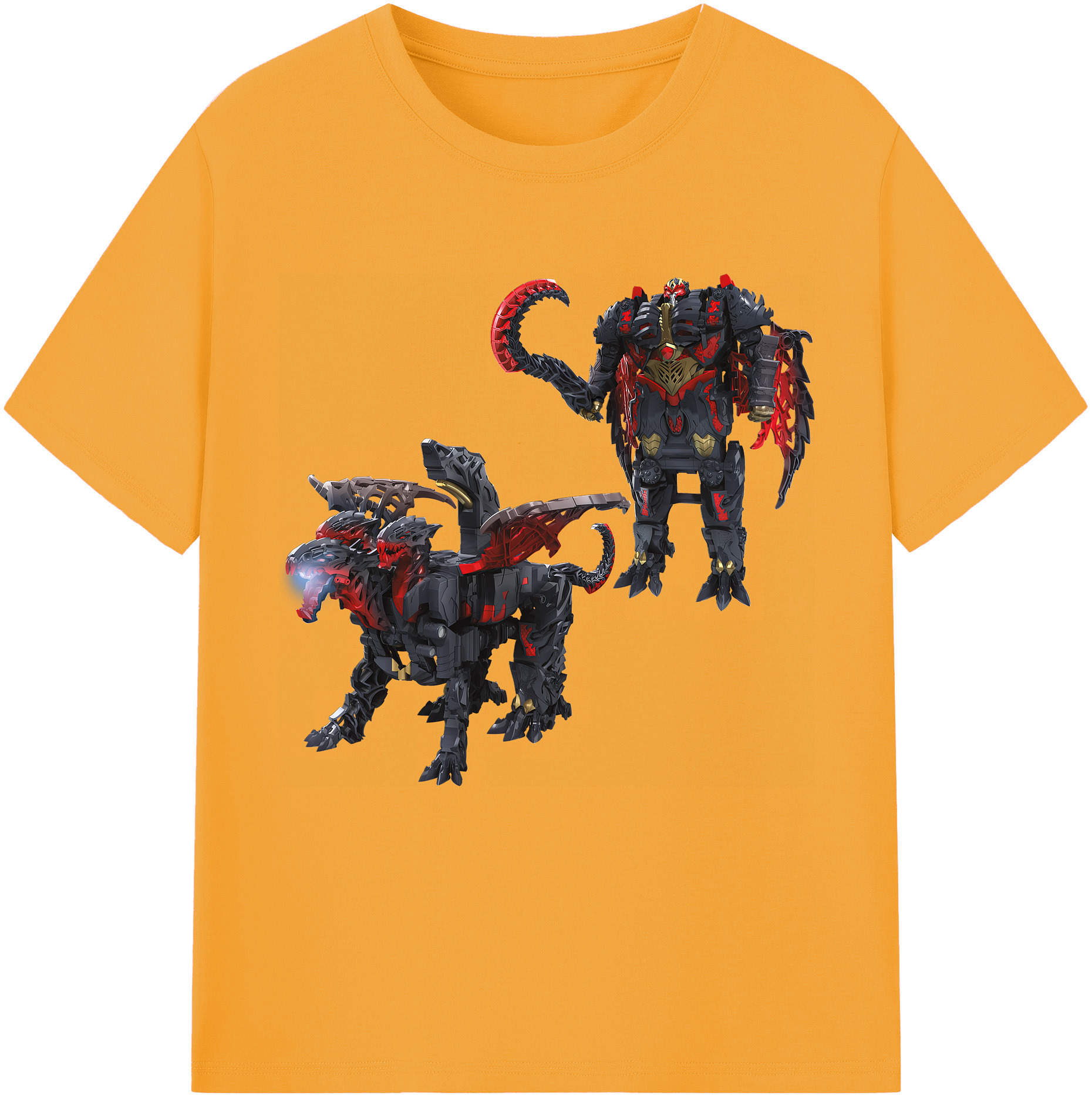 （画像用） Transformers トランスフォーマー 綿100％半袖Tシャツ（フロントプリント）