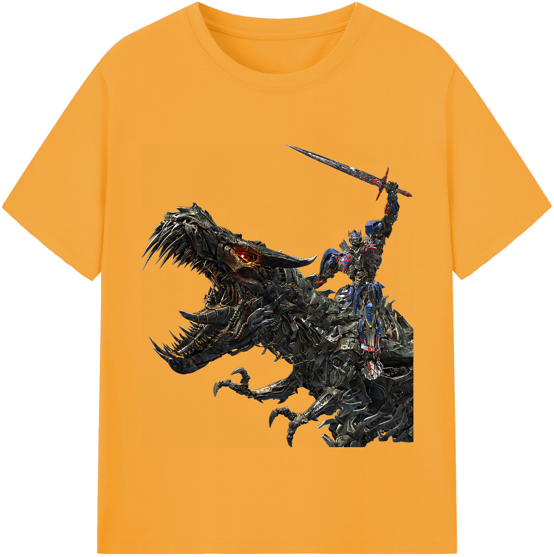 （画像用） Transformers トランスフォーマー 綿100％半袖Tシャツ（フロントプリント）
