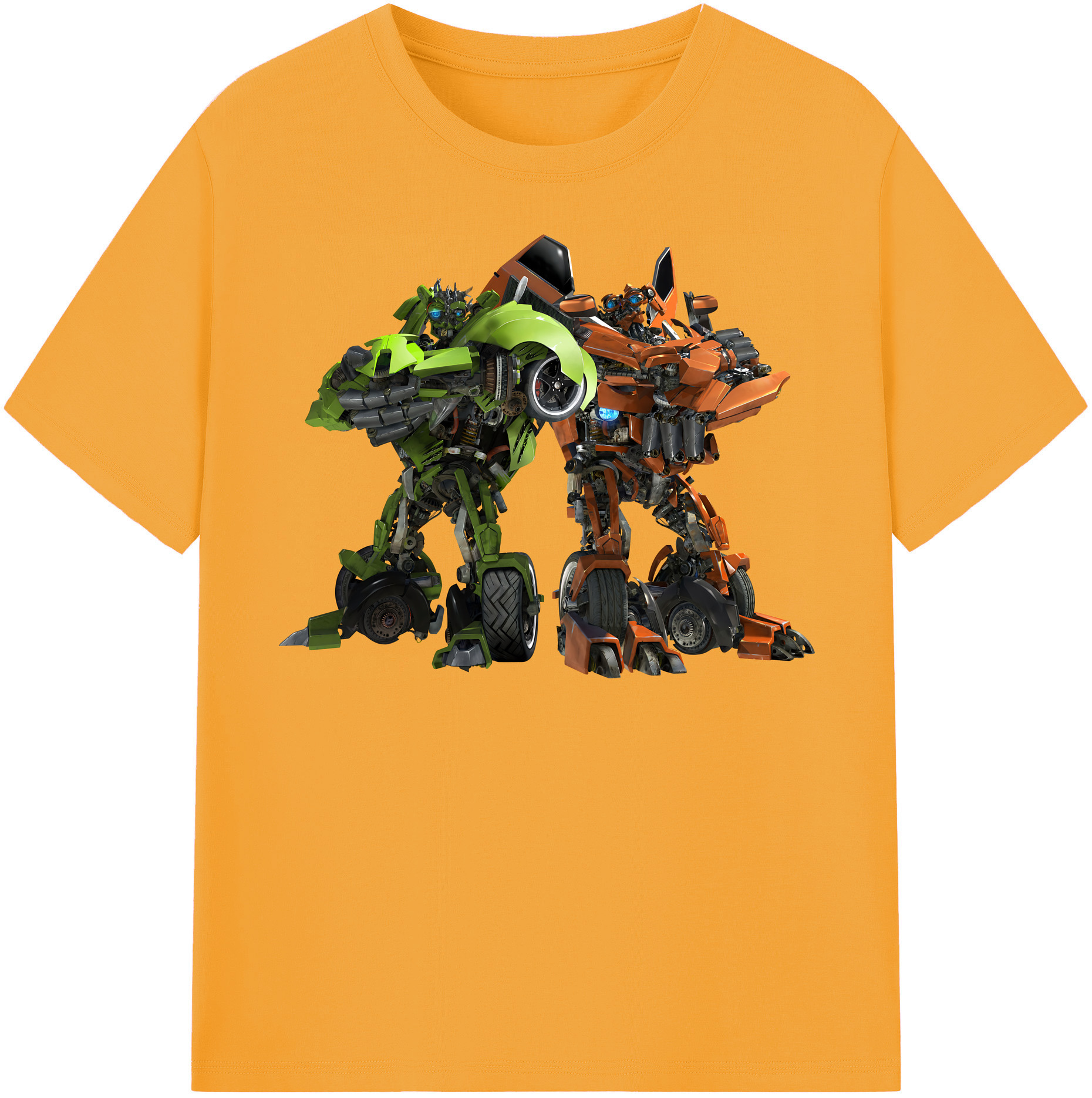 （画像用） Transformers トランスフォーマー 綿100％半袖Tシャツ（フロントプリント）