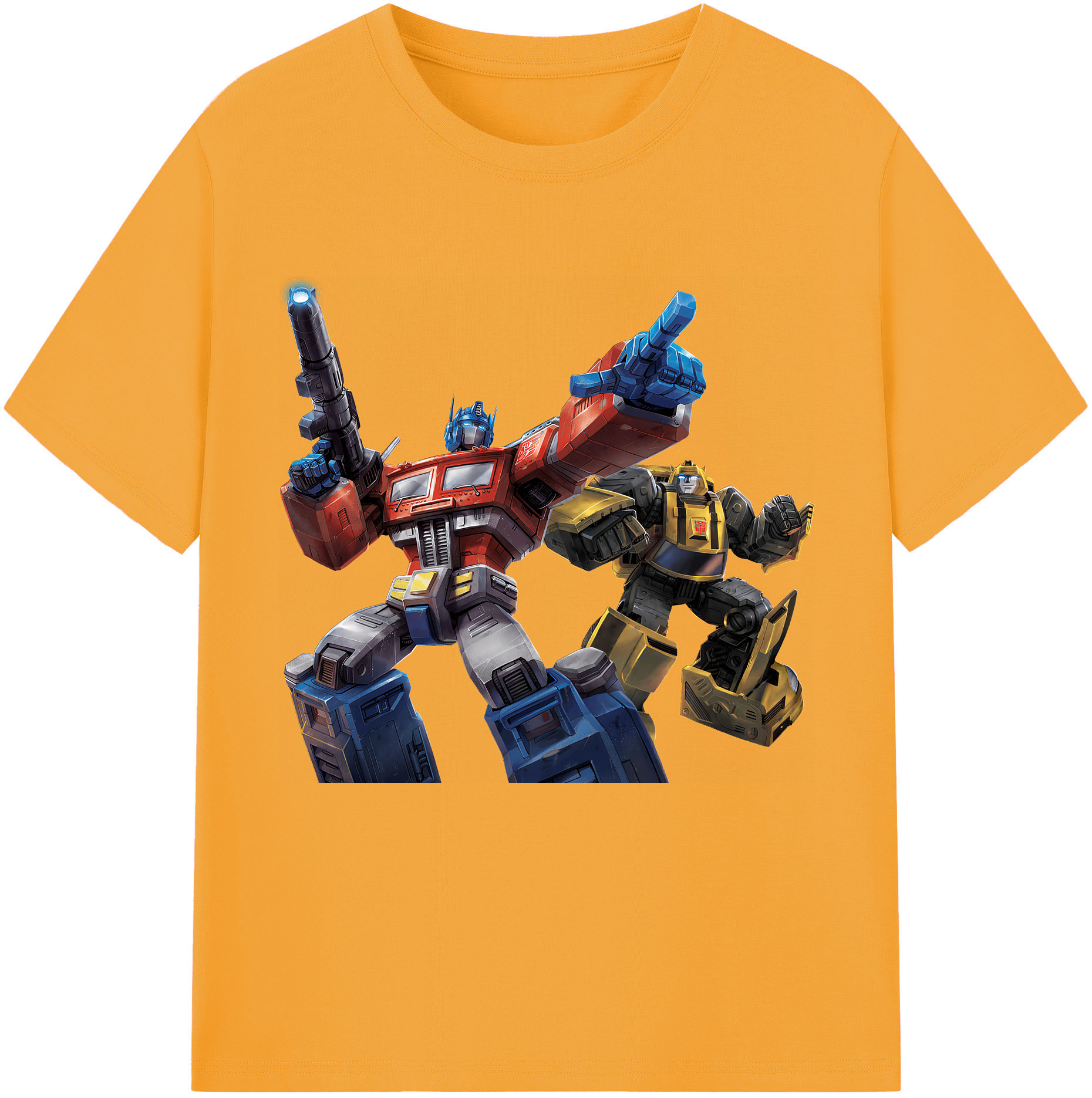 （画像用） Transformers トランスフォーマー 綿100％半袖Tシャツ（フロントプリント）