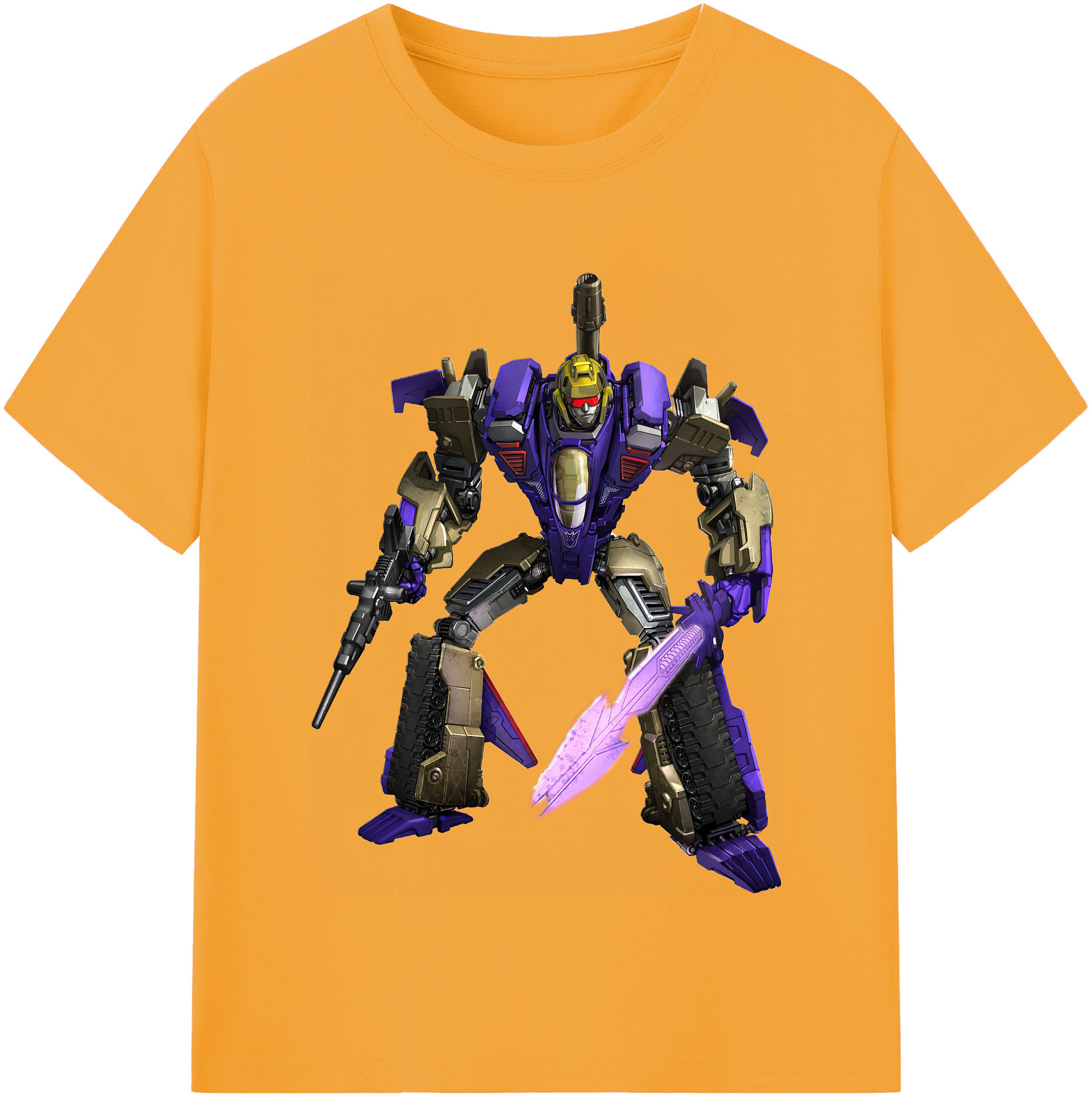 （画像用） Transformers トランスフォーマー 綿100％半袖Tシャツ（フロントプリント）