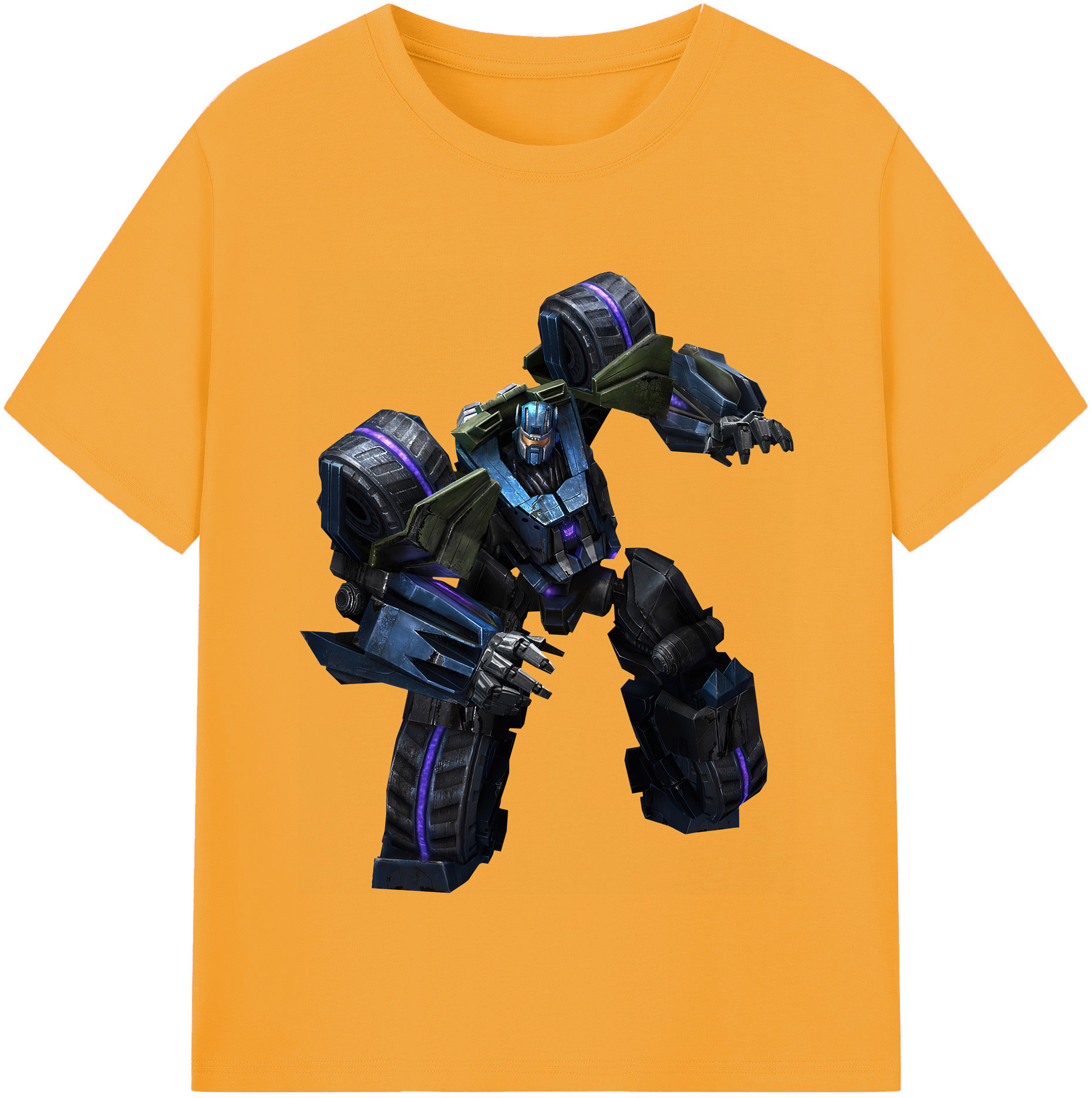 （画像用） Transformers トランスフォーマー 綿100％半袖Tシャツ（フロントプリント）