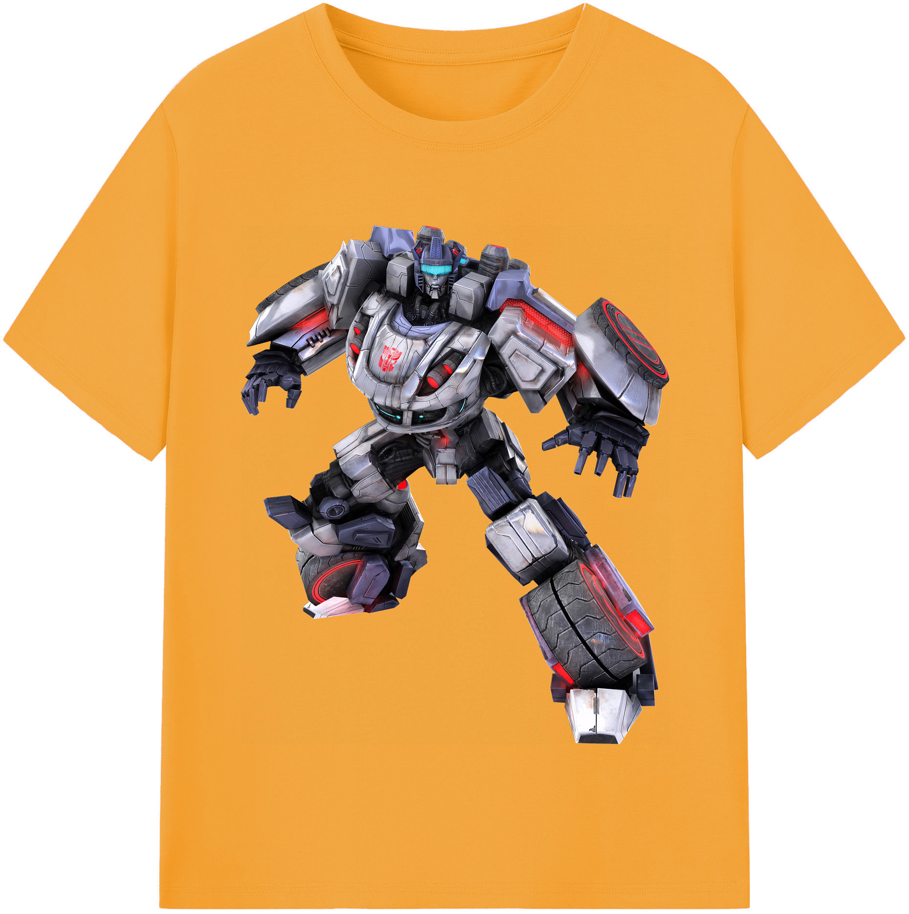 （画像用） Transformers トランスフォーマー 綿100％半袖Tシャツ（フロントプリント）