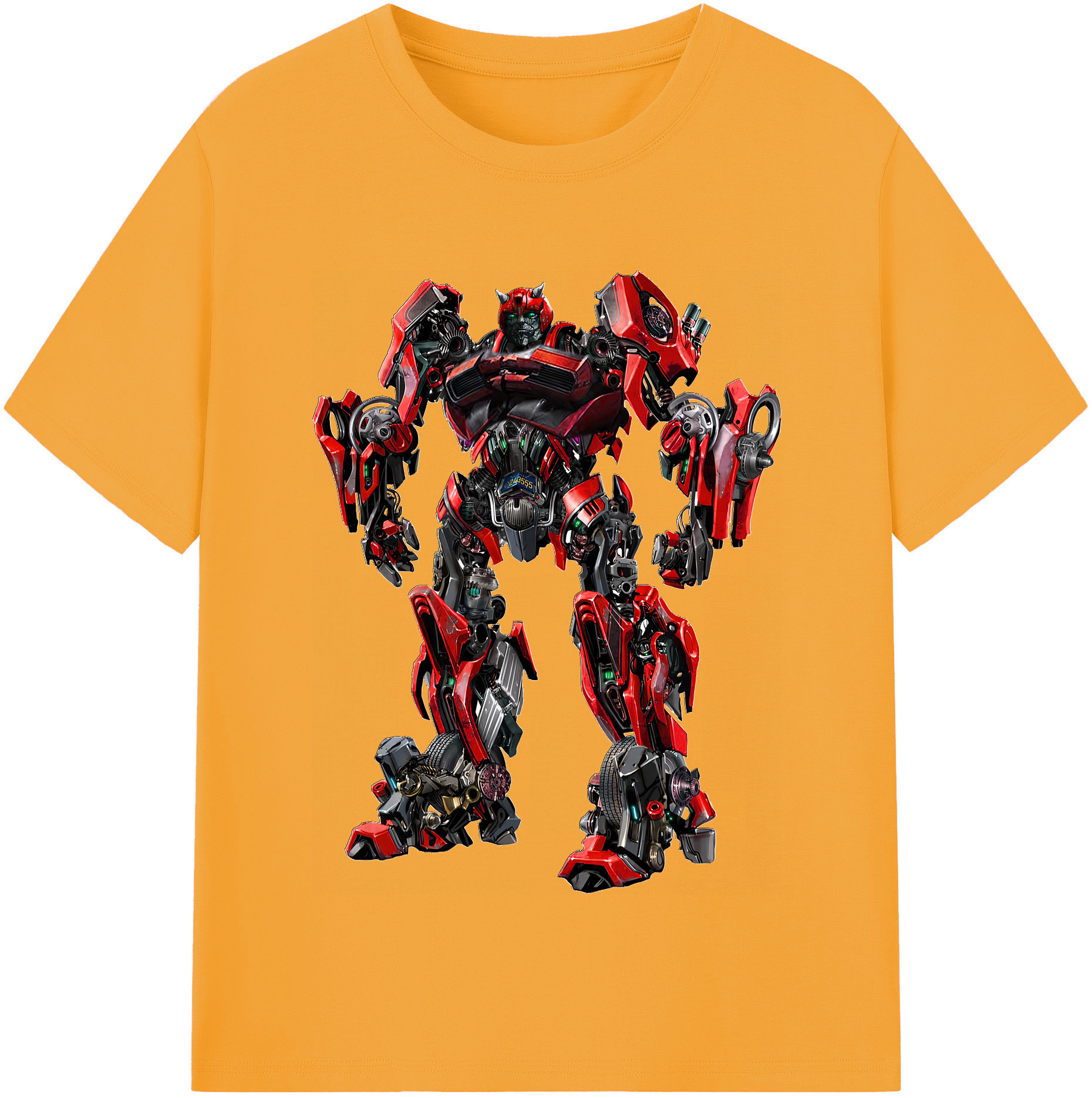 （画像用） Transformers トランスフォーマー 綿100％半袖Tシャツ（フロントプリント）