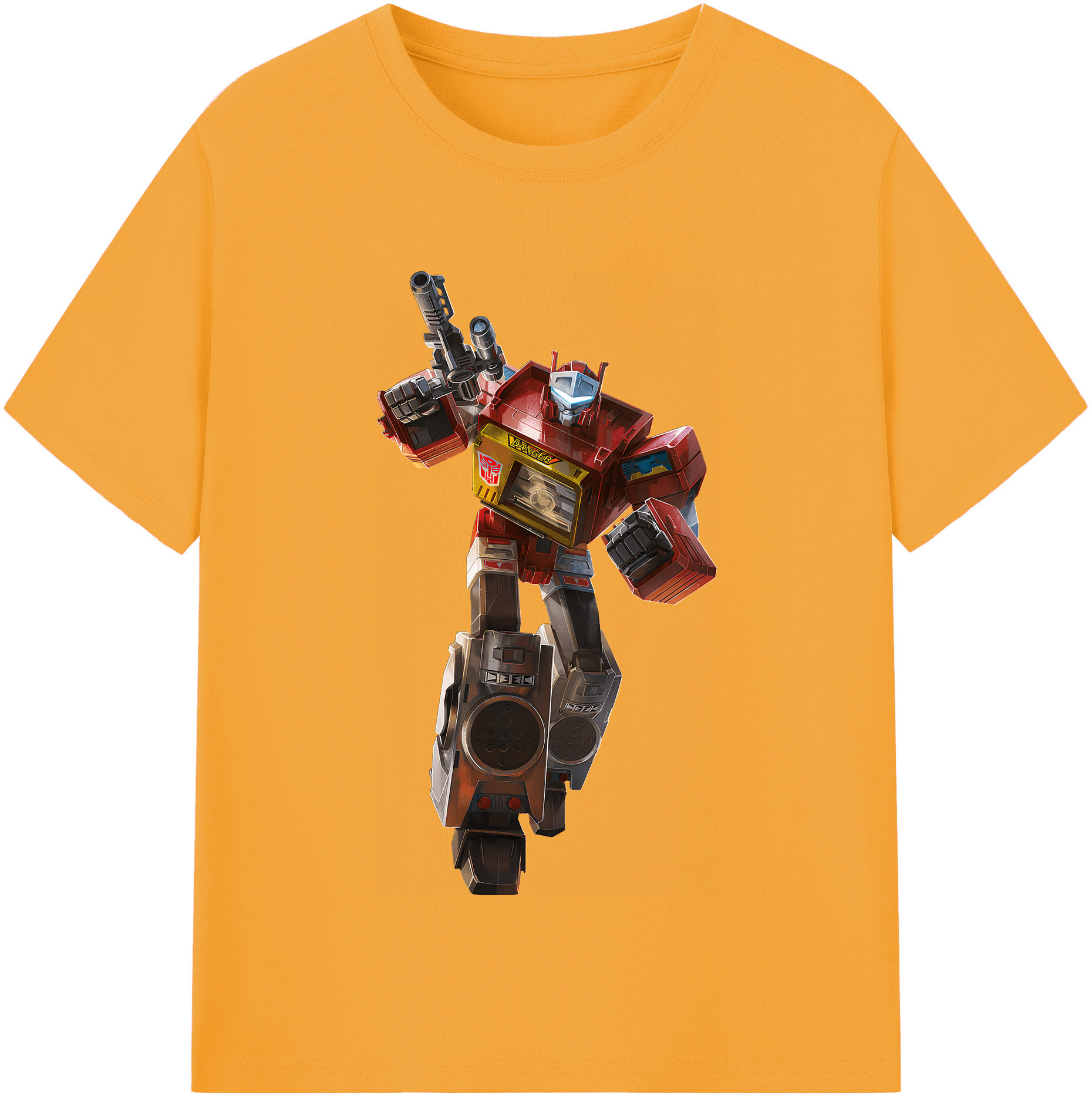 （画像用） Transformers トランスフォーマー 綿100％半袖Tシャツ（フロントプリント）