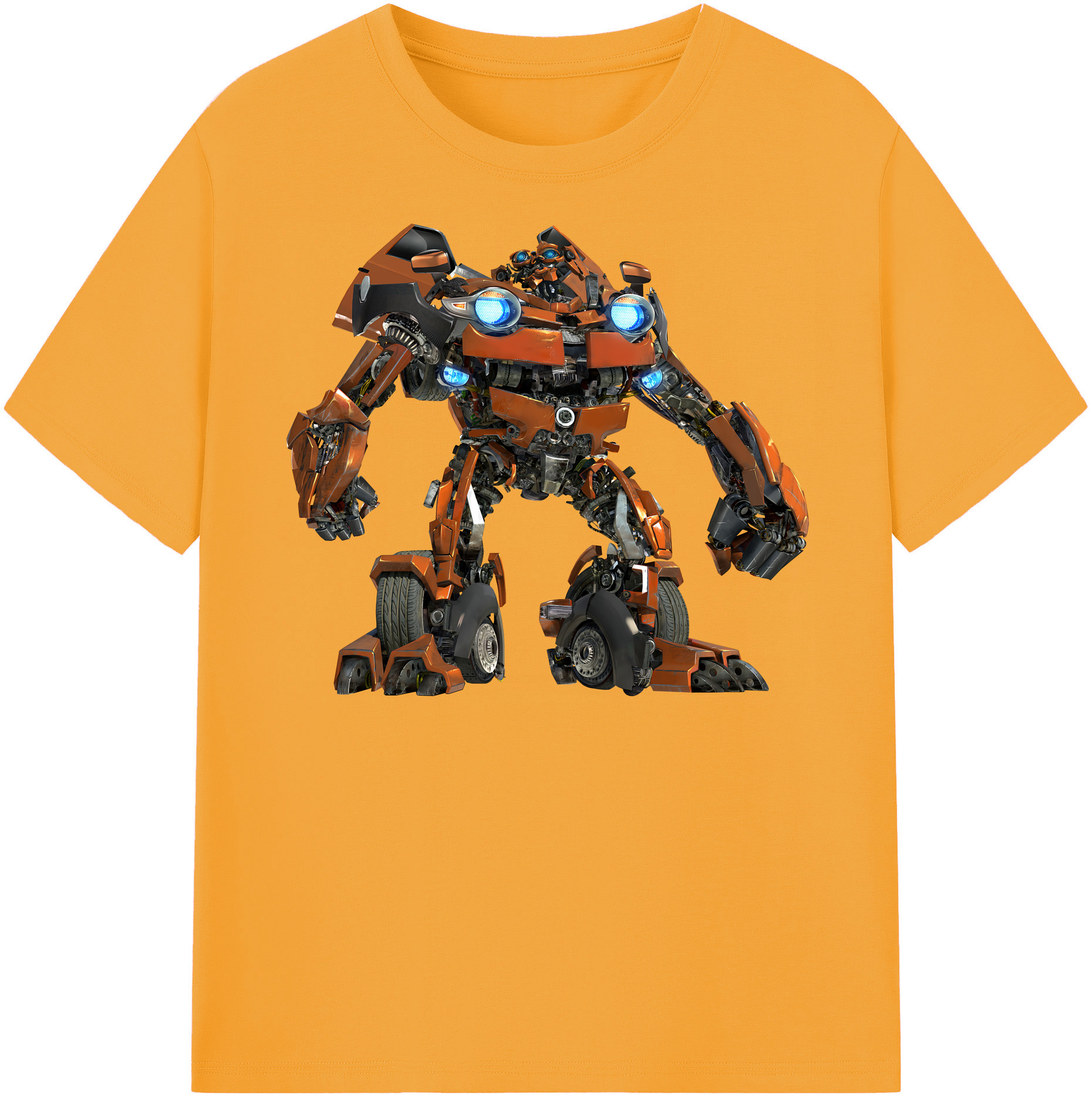 （画像用） Transformers トランスフォーマー 綿100％半袖Tシャツ（フロントプリント）