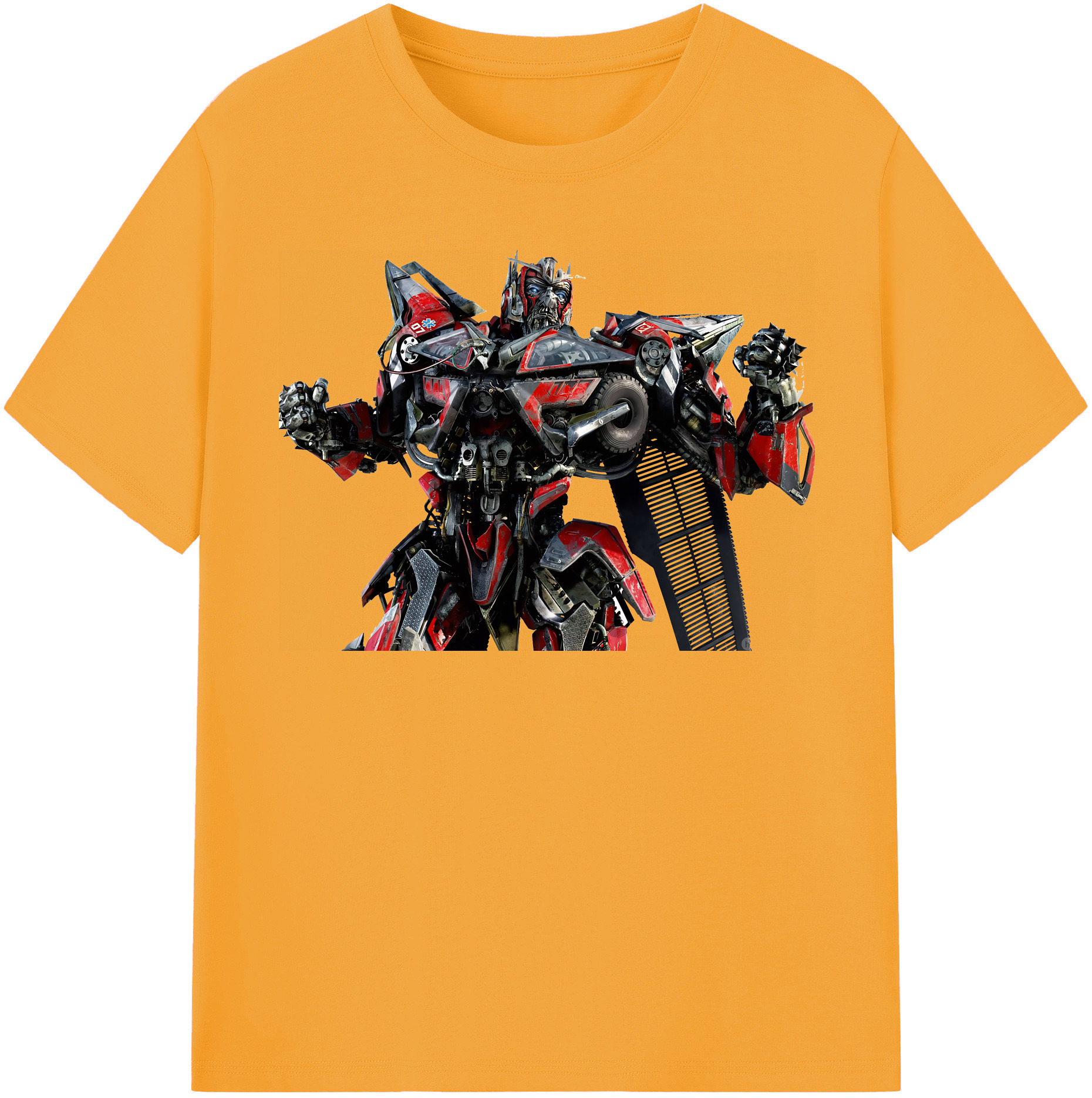 （画像用） Transformers トランスフォーマー 綿100％半袖Tシャツ（フロントプリント）