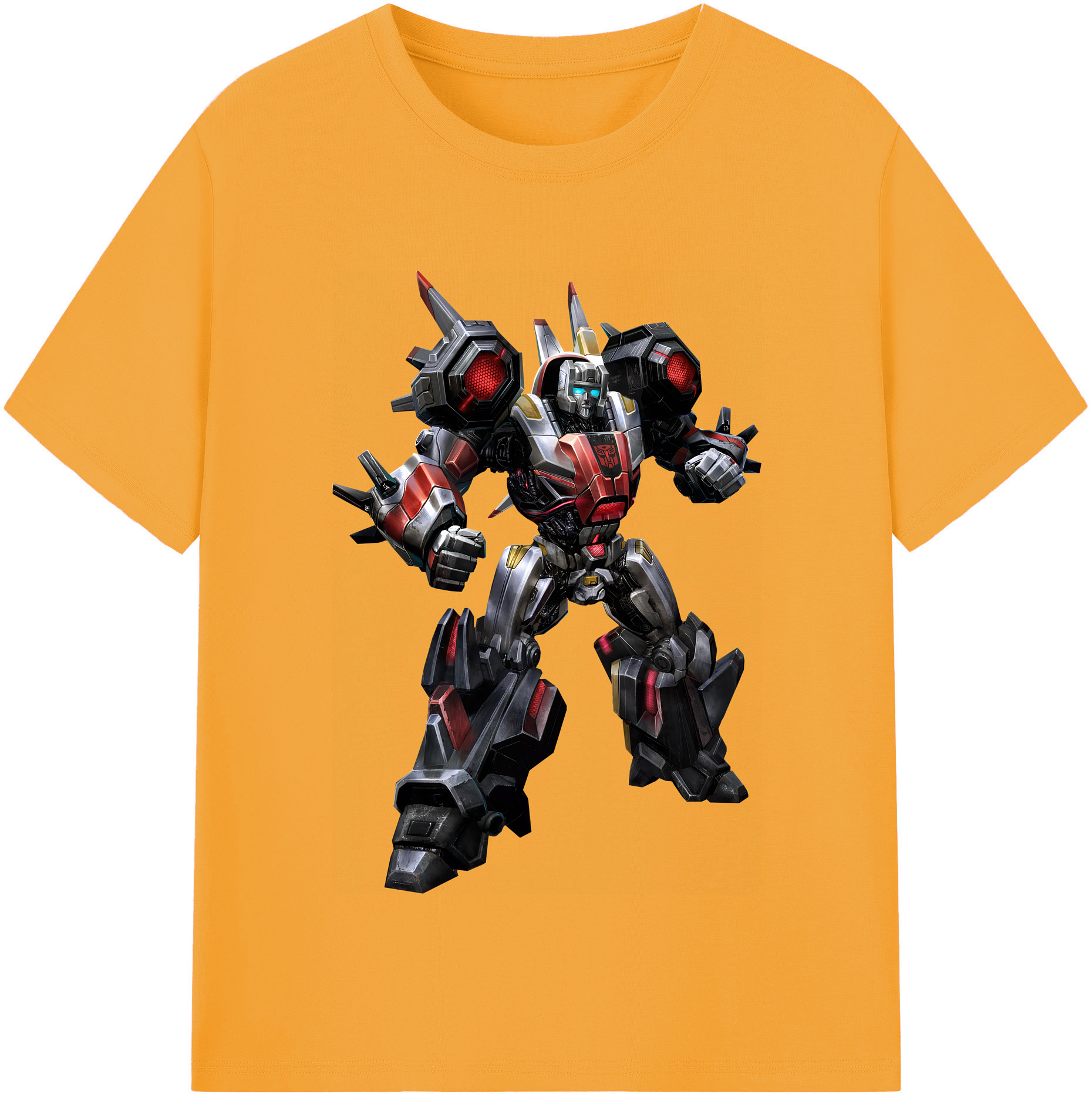 （画像用） Transformers トランスフォーマー 綿100％半袖Tシャツ（フロントプリント）