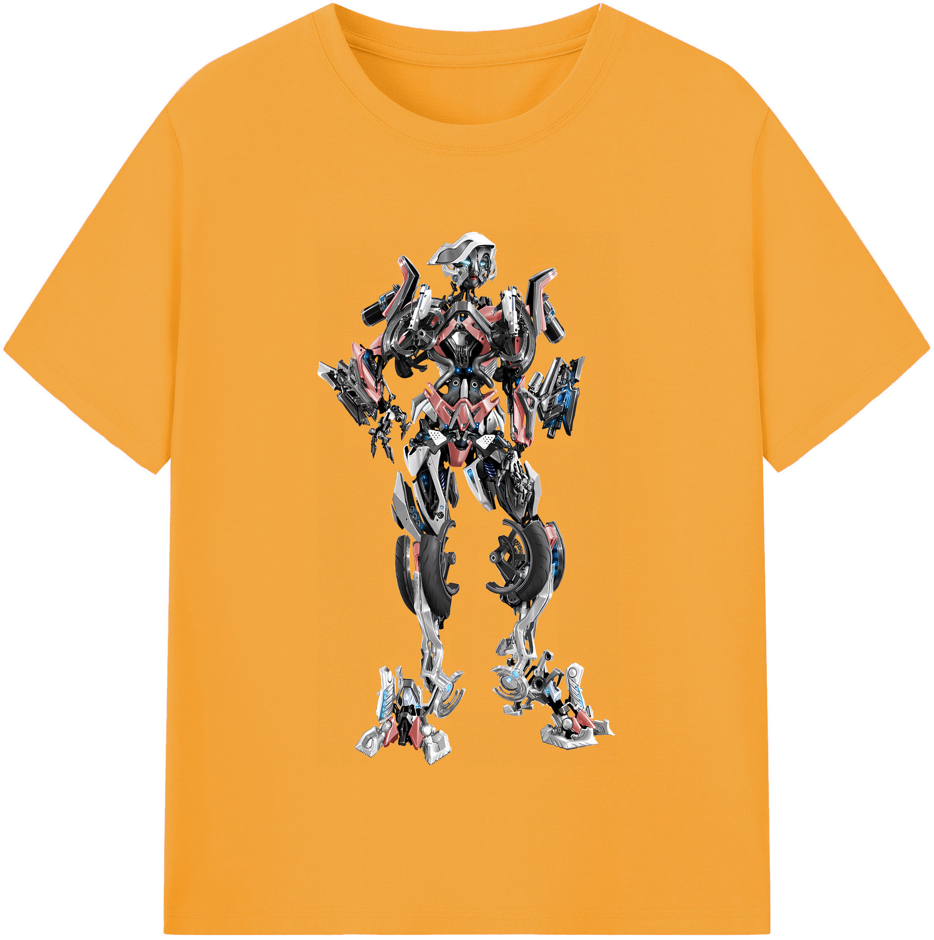 （画像用） Transformers トランスフォーマー 綿100％半袖Tシャツ（フロントプリント）