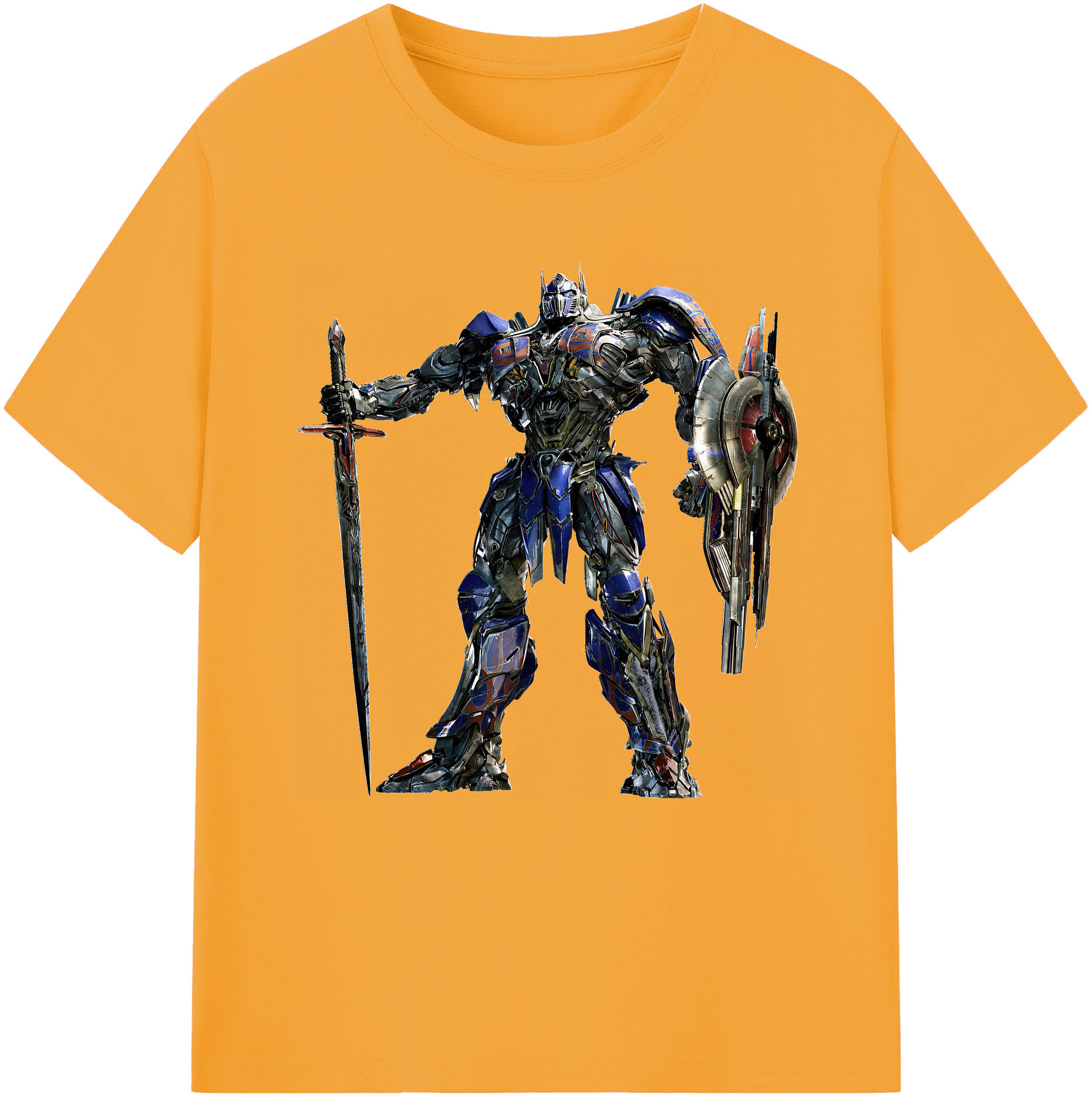 （画像用） Transformers トランスフォーマー 綿100％半袖Tシャツ（フロントプリント）