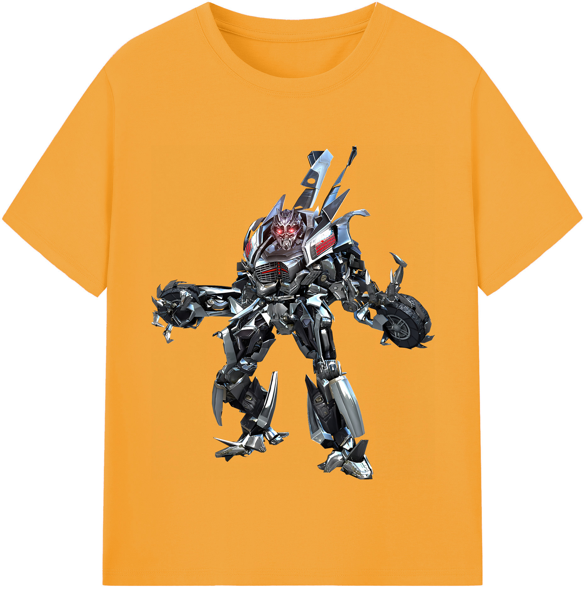 （画像用） Transformers トランスフォーマー 綿100％半袖Tシャツ（フロントプリント）