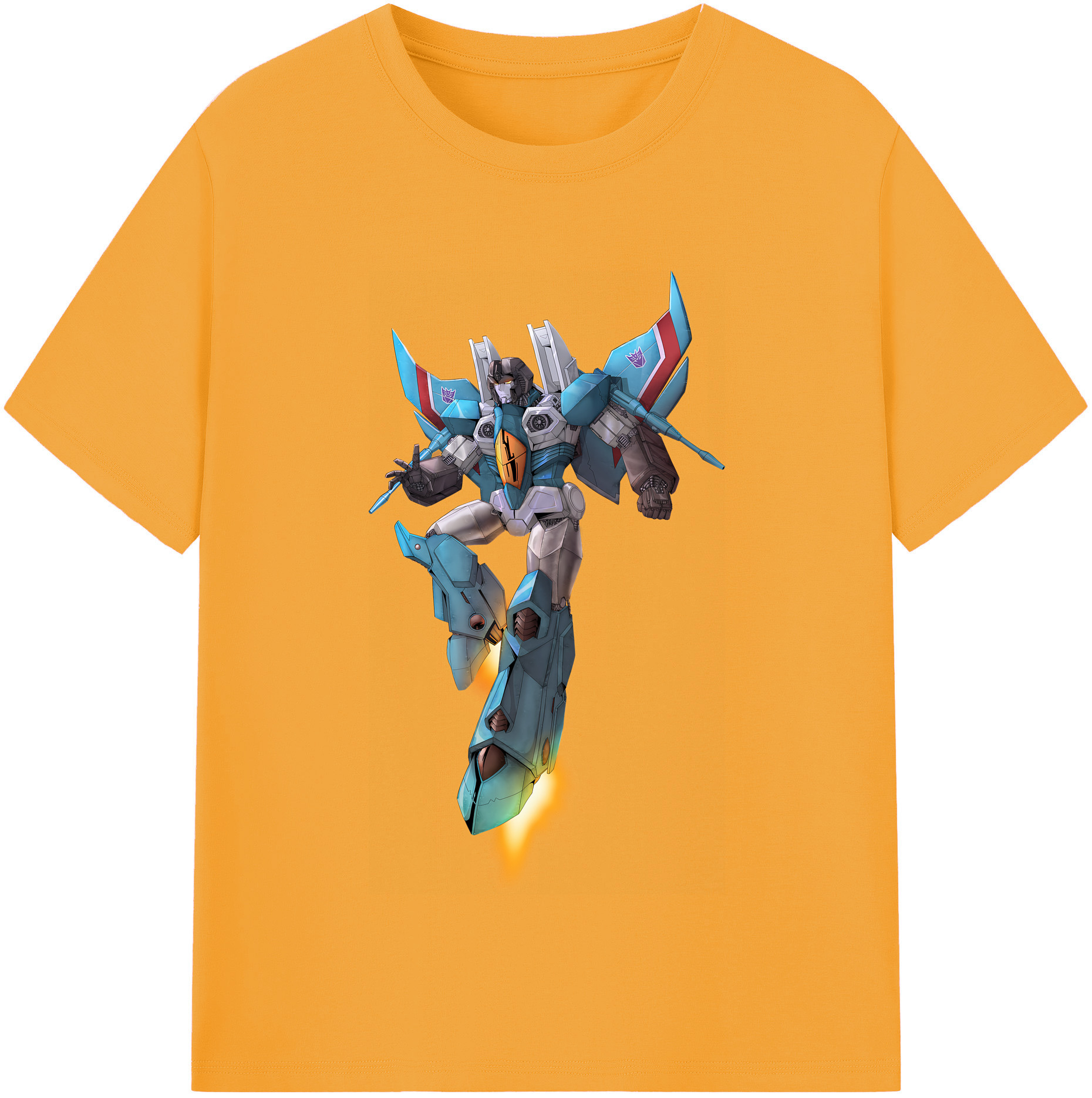 （画像用） Transformers トランスフォーマー 綿100％半袖Tシャツ（フロントプリント）