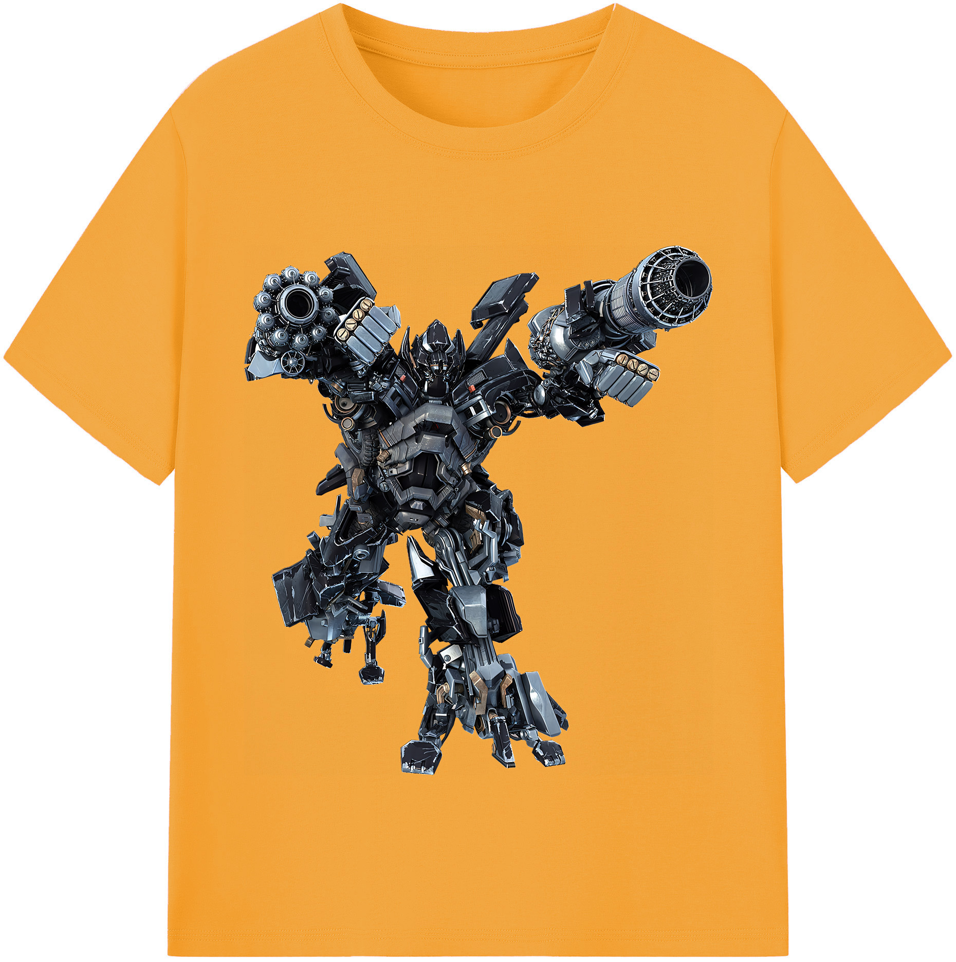 （画像用） Transformers トランスフォーマー 綿100％半袖Tシャツ（フロントプリント）