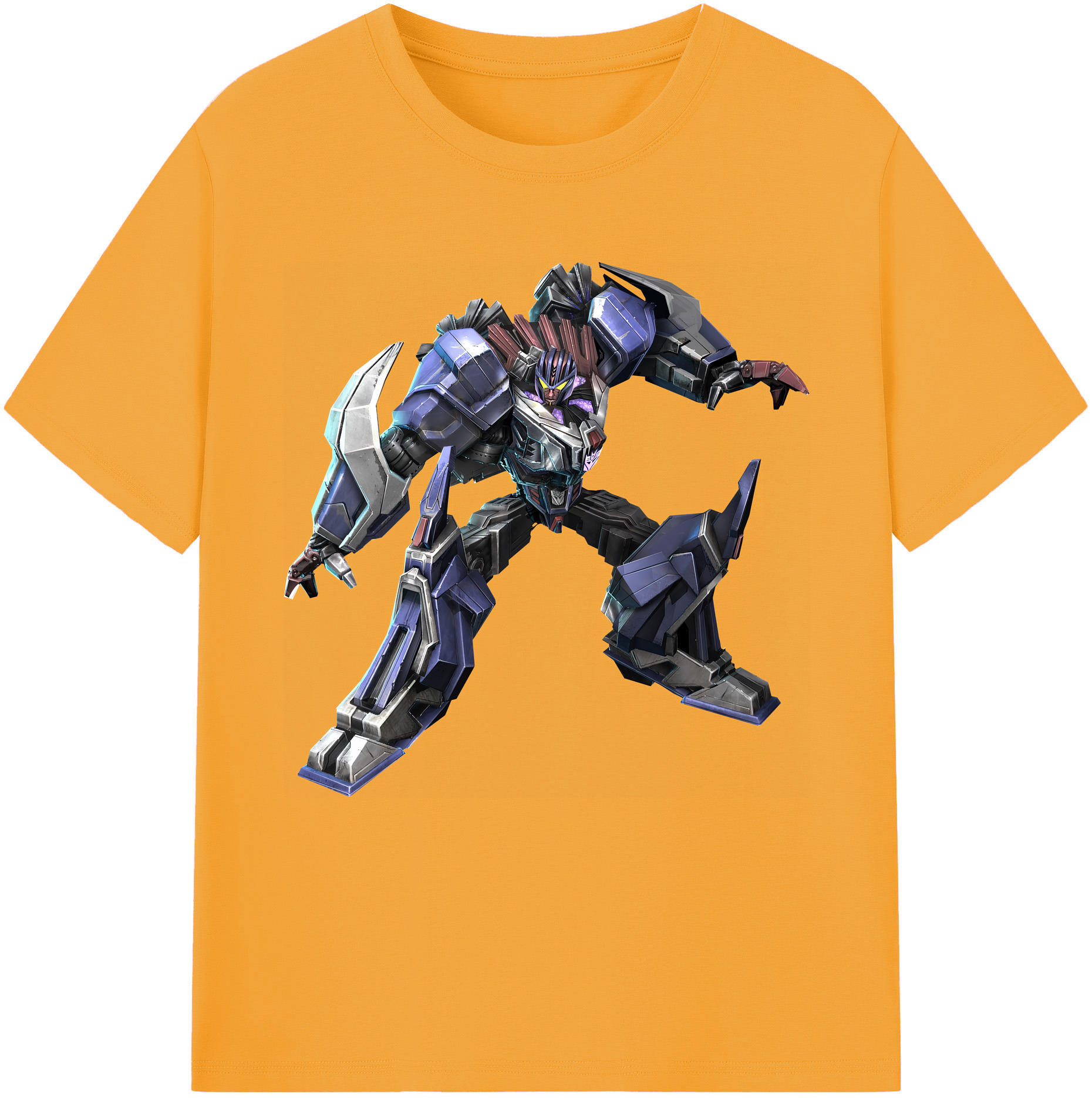 （画像用） Transformers トランスフォーマー 綿100％半袖Tシャツ（フロントプリント）