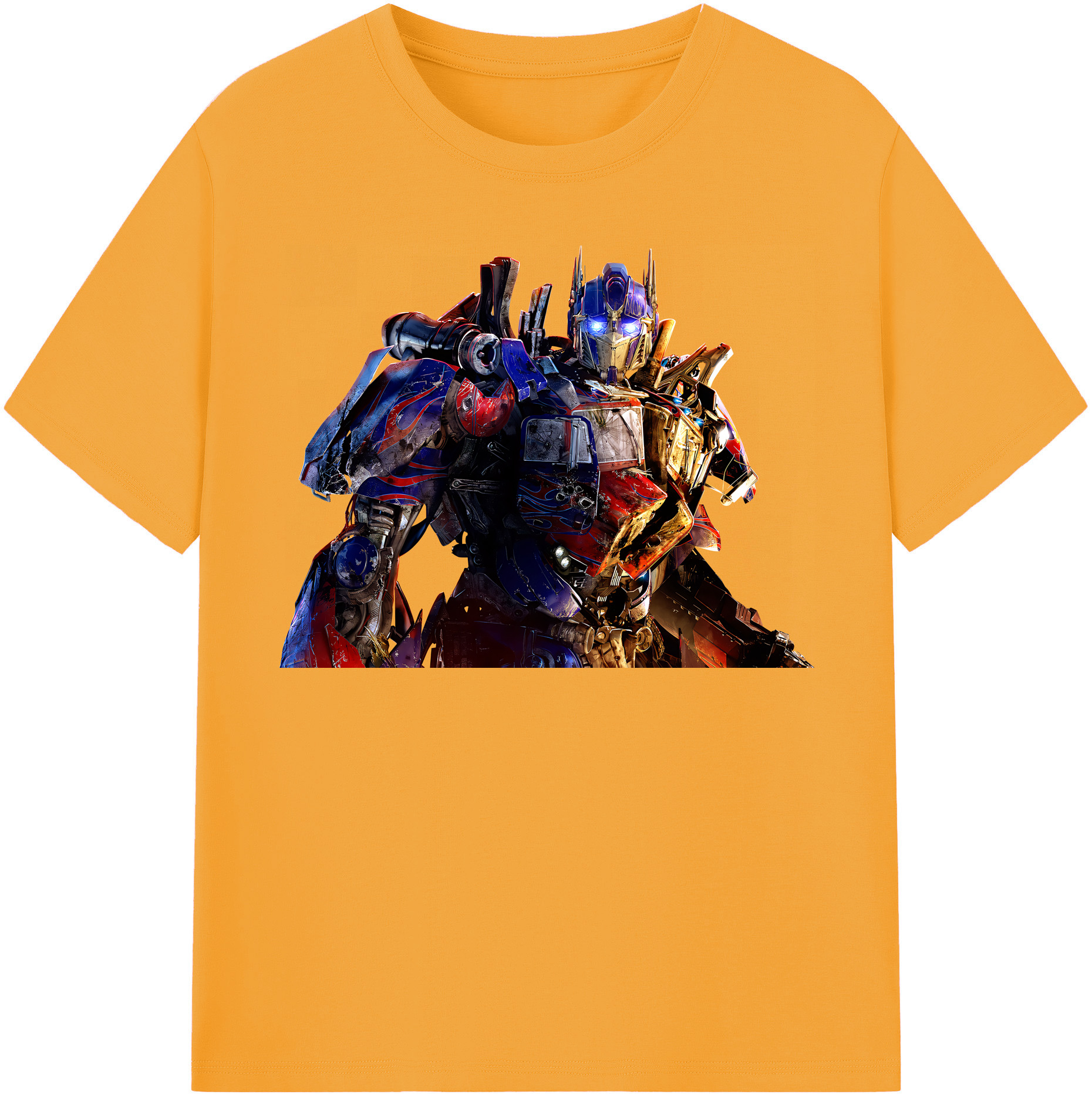 （画像用） Transformers トランスフォーマー 綿100％半袖Tシャツ（フロントプリント）