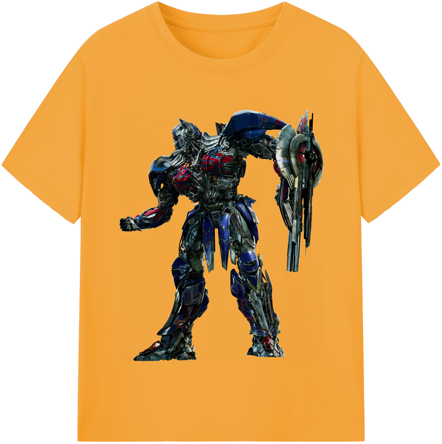 （画像用） Transformers トランスフォーマー 綿100％半袖Tシャツ（フロントプリント）