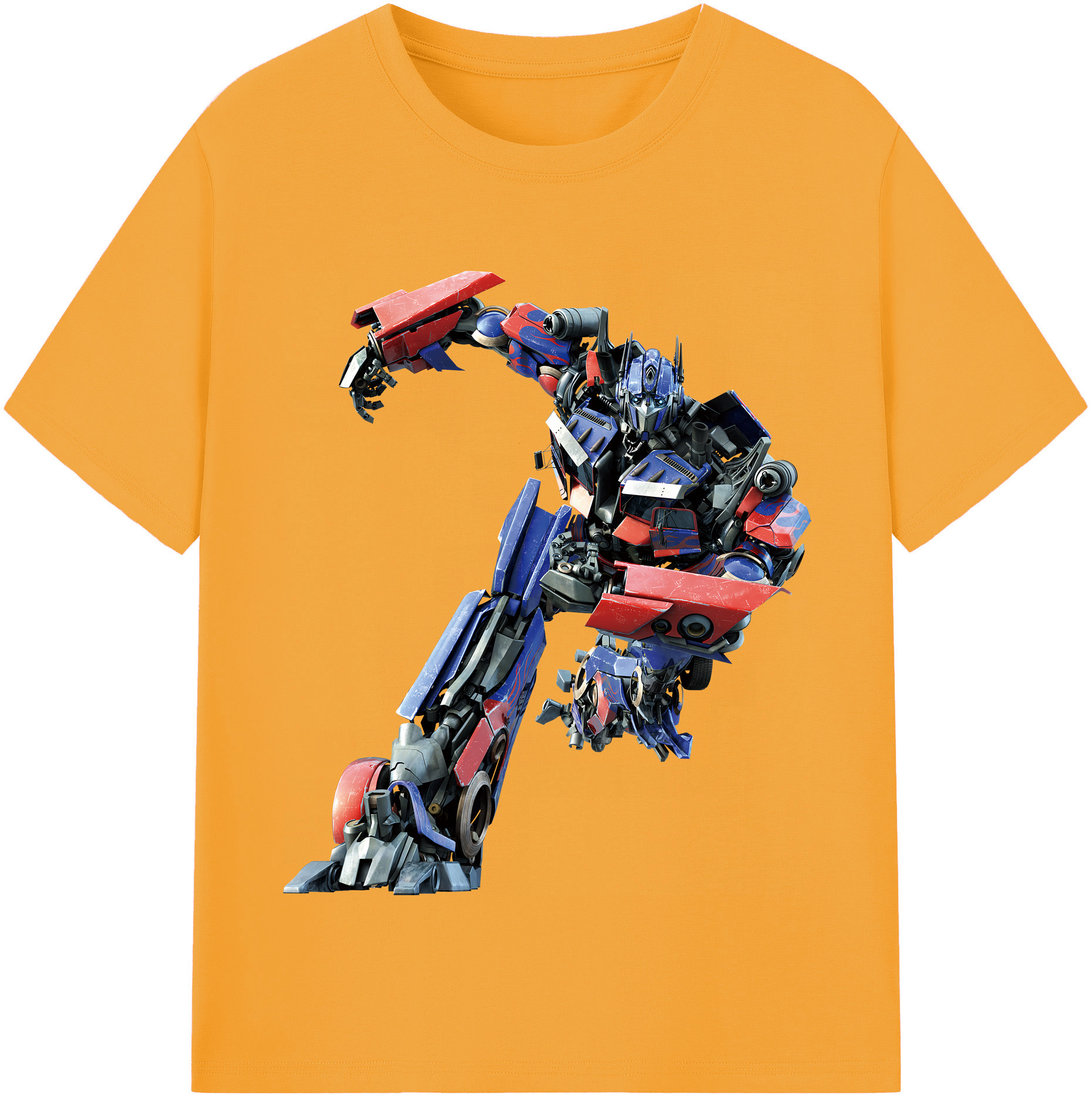 （画像用） Transformers トランスフォーマー 綿100％半袖Tシャツ（フロントプリント）
