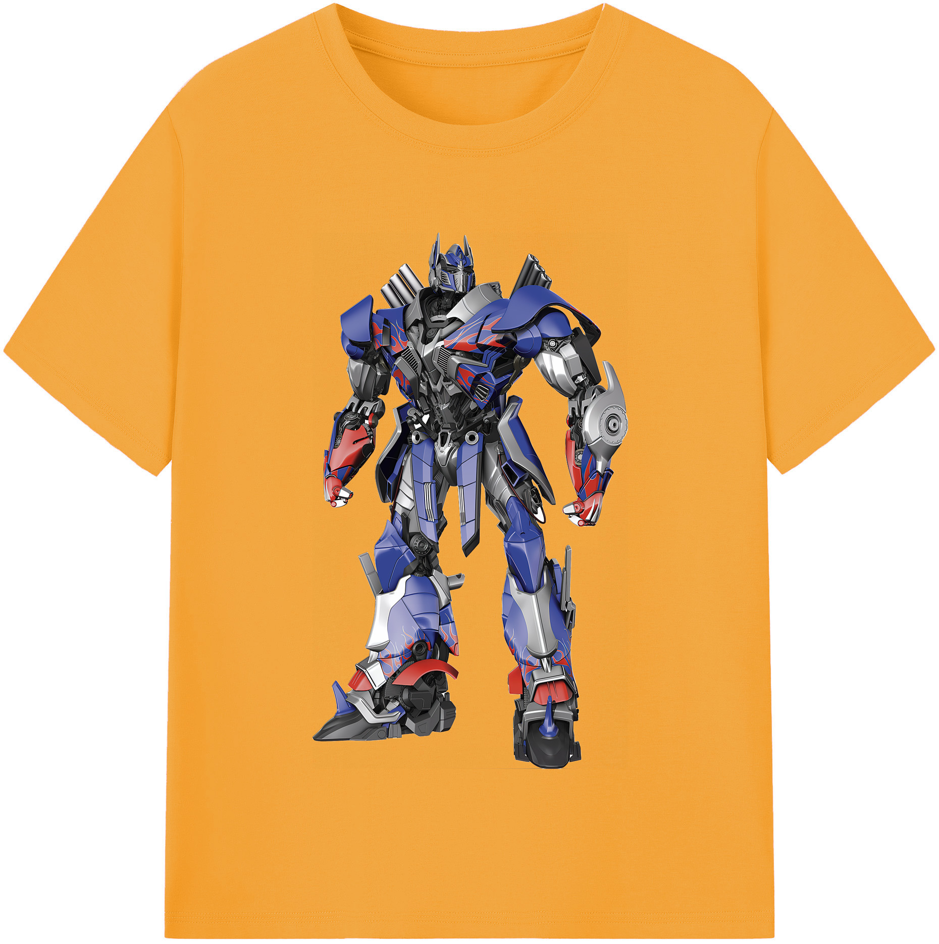 （画像用） Transformers トランスフォーマー 綿100％半袖Tシャツ（フロントプリント）