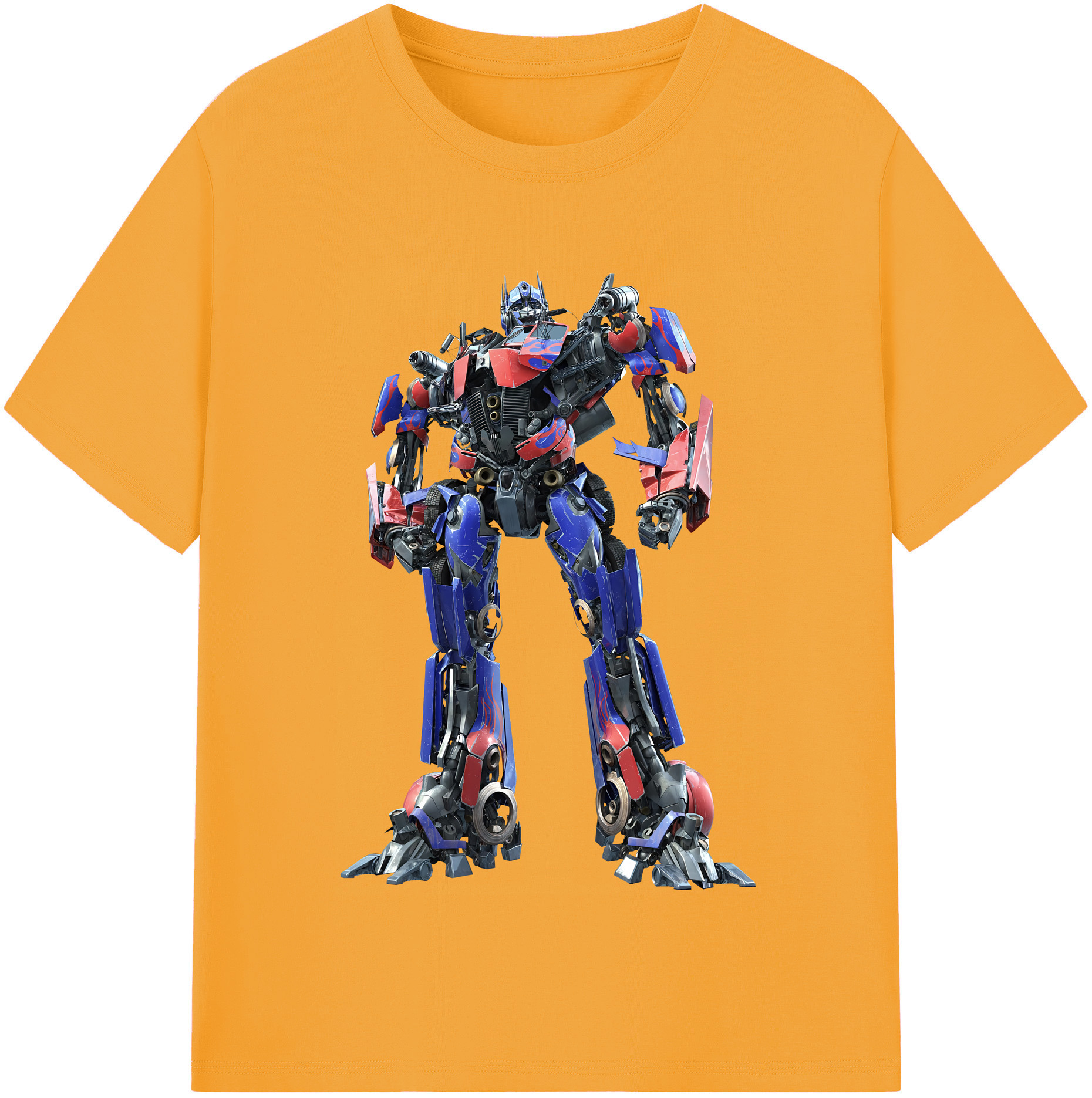 （画像用） Transformers トランスフォーマー 綿100％半袖Tシャツ（フロントプリント）
