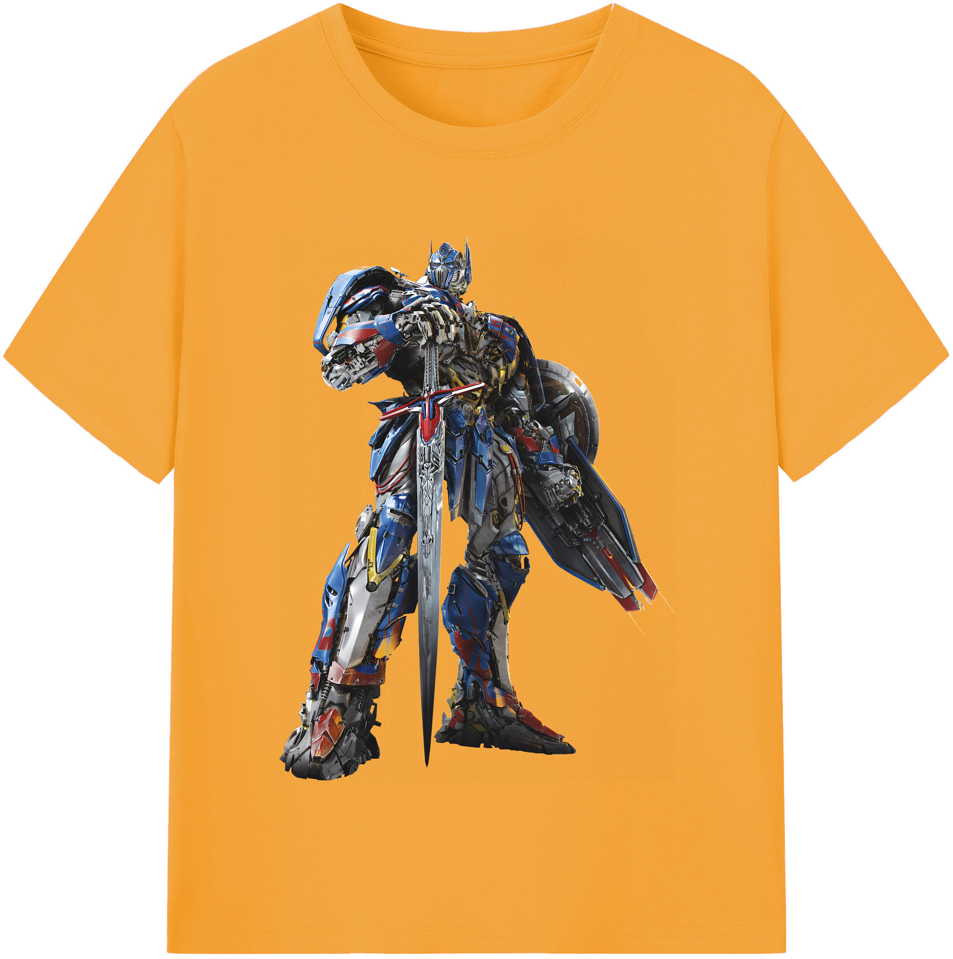 （画像用） Transformers トランスフォーマー 綿100％半袖Tシャツ（フロントプリント）