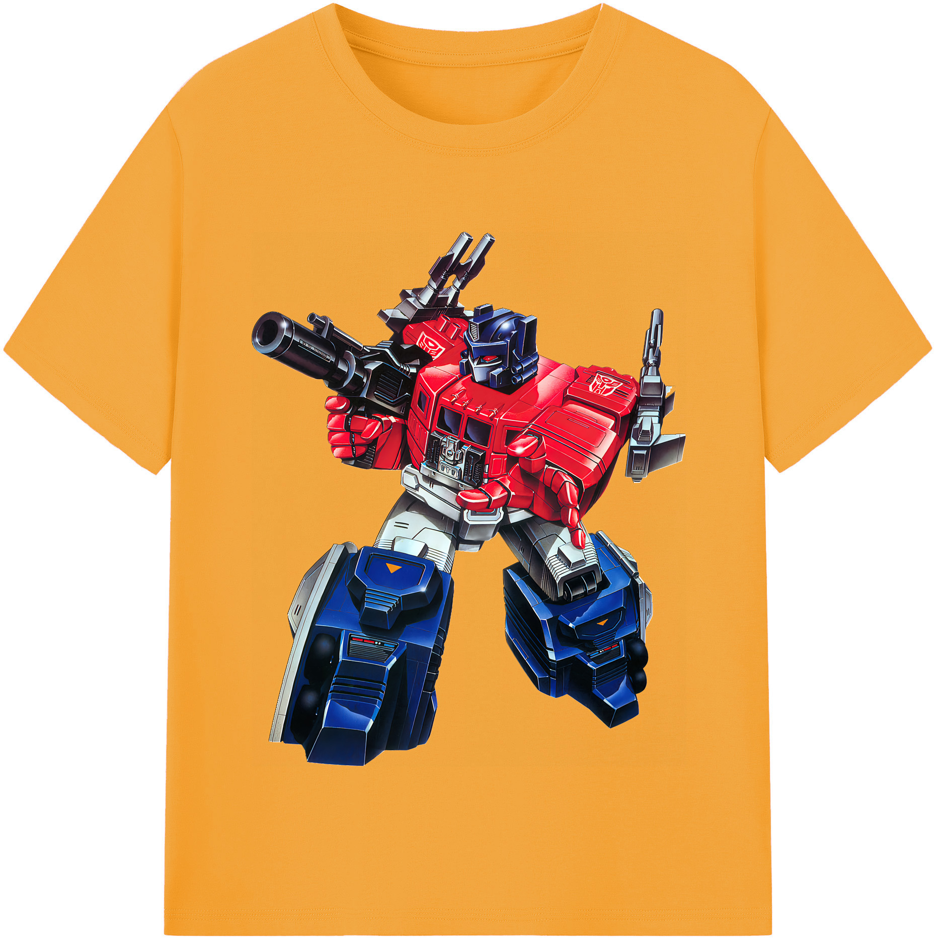 （画像用） Transformers トランスフォーマー 綿100％半袖Tシャツ（フロントプリント）