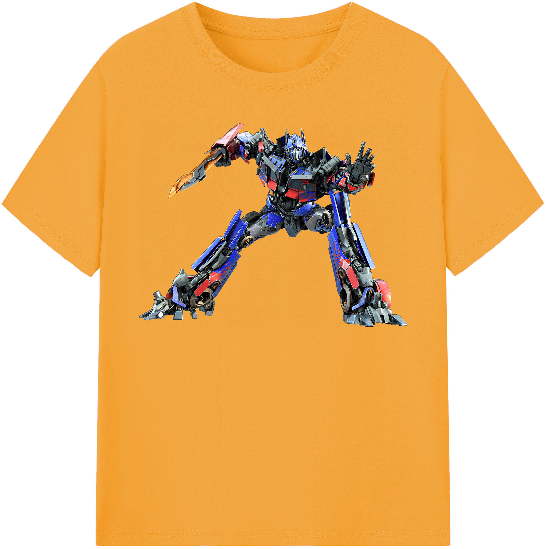 （画像用） Transformers トランスフォーマー 綿100％半袖Tシャツ（フロントプリント）