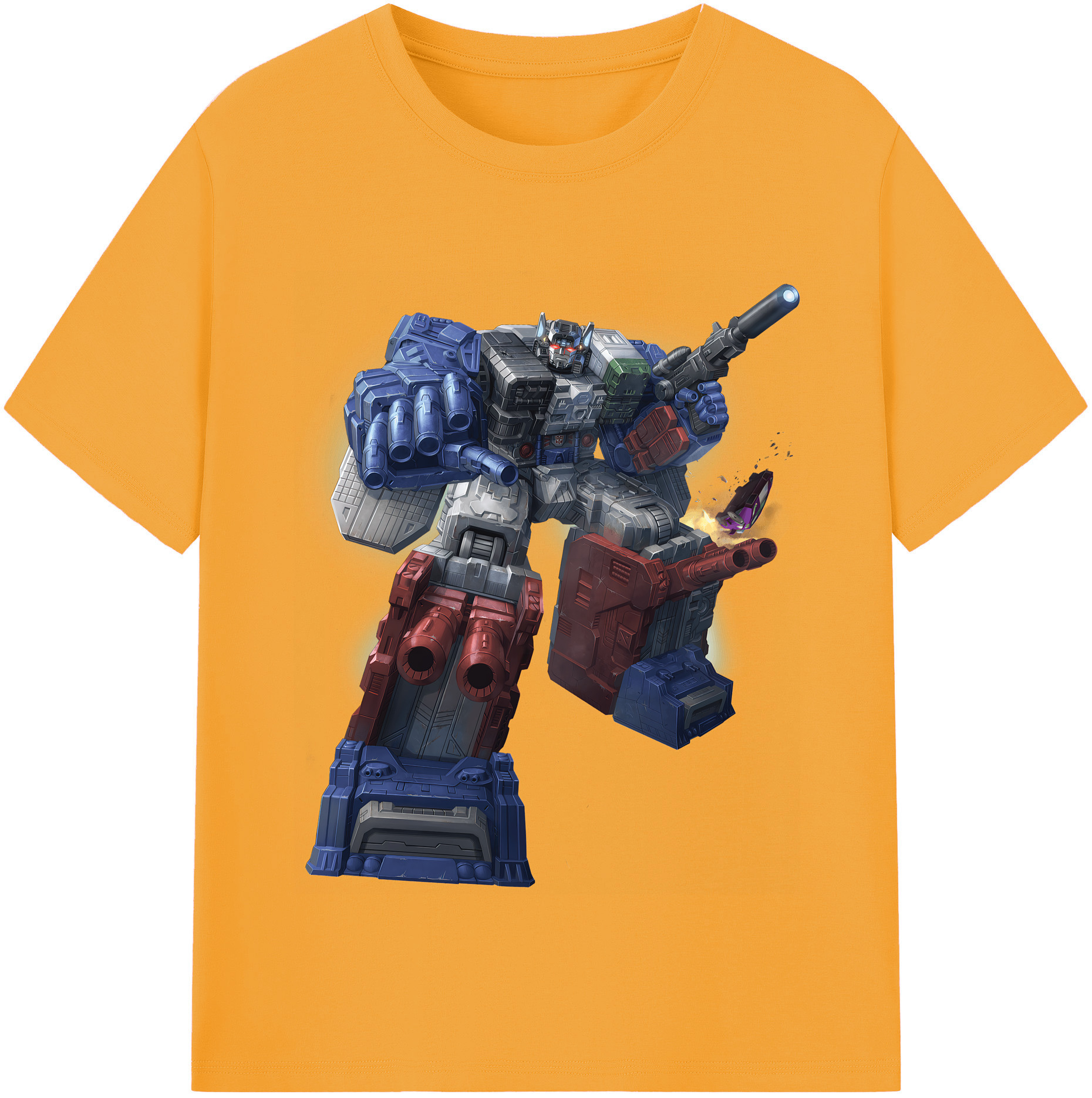 （画像用） Transformers トランスフォーマー 綿100％半袖Tシャツ（フロントプリント）