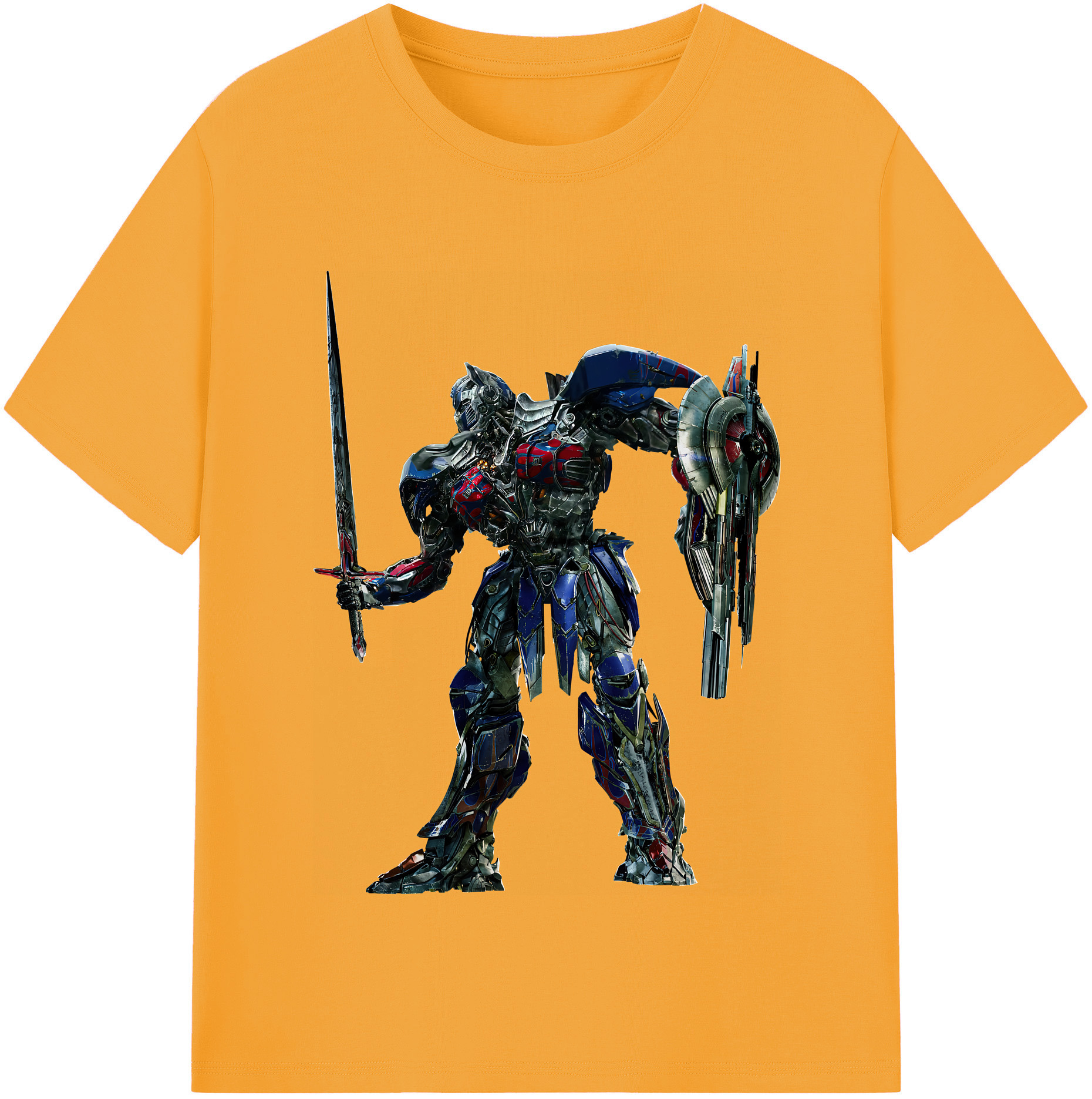 （画像用） Transformers トランスフォーマー 綿100％半袖Tシャツ（フロントプリント）