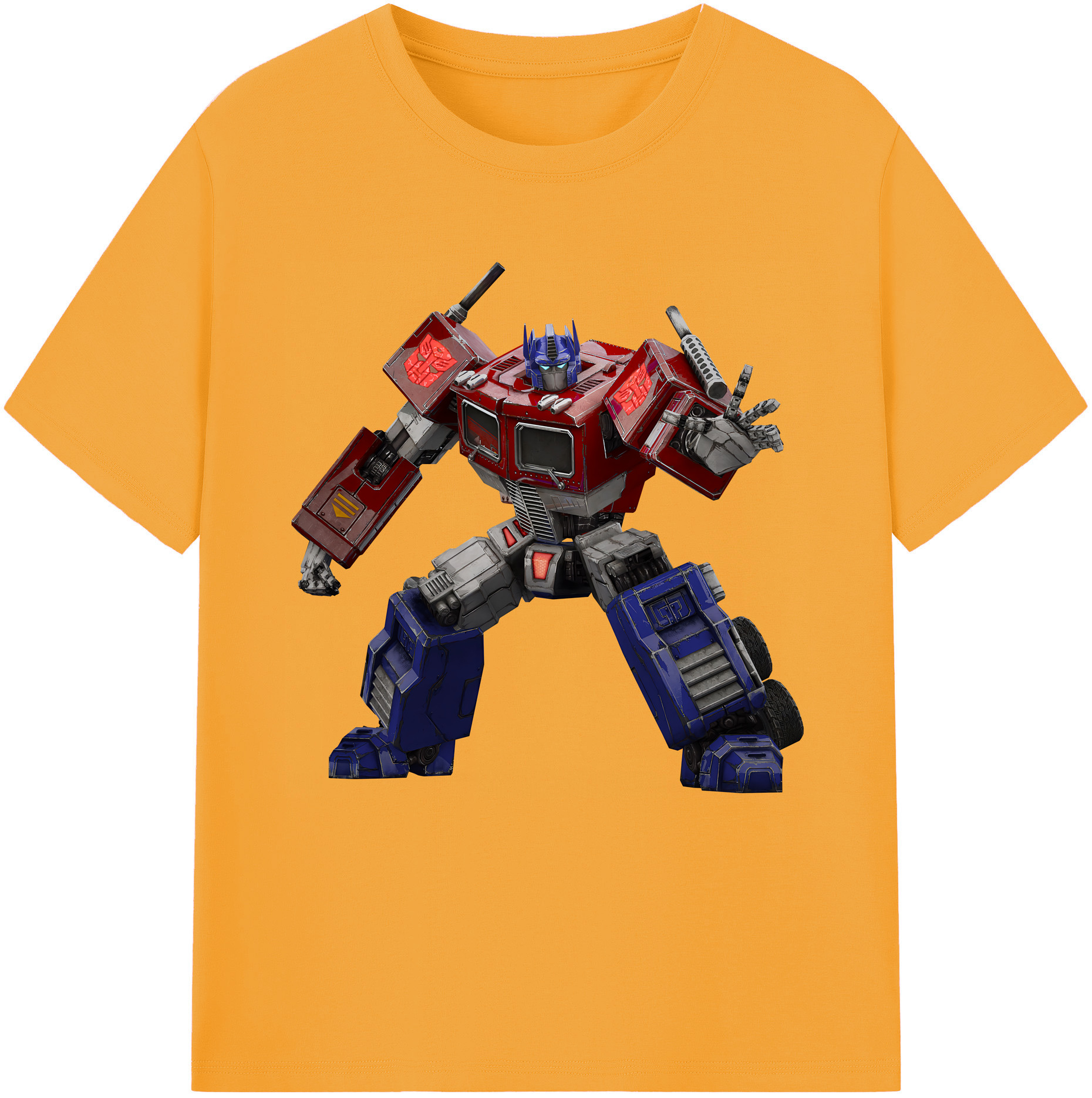 （画像用） Transformers トランスフォーマー 綿100％半袖Tシャツ（フロントプリント）