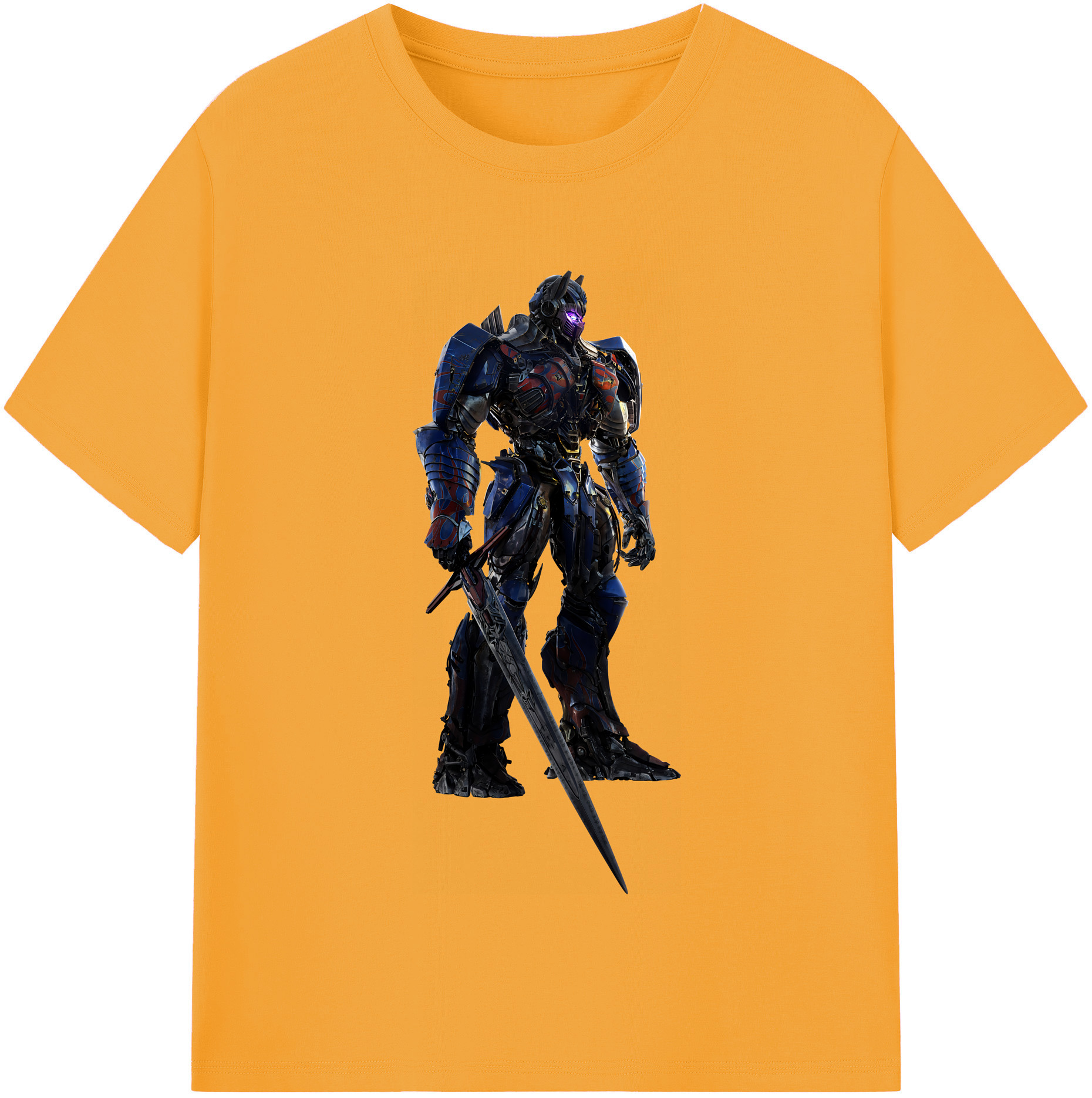 （画像用） Transformers トランスフォーマー 綿100％半袖Tシャツ（フロントプリント）