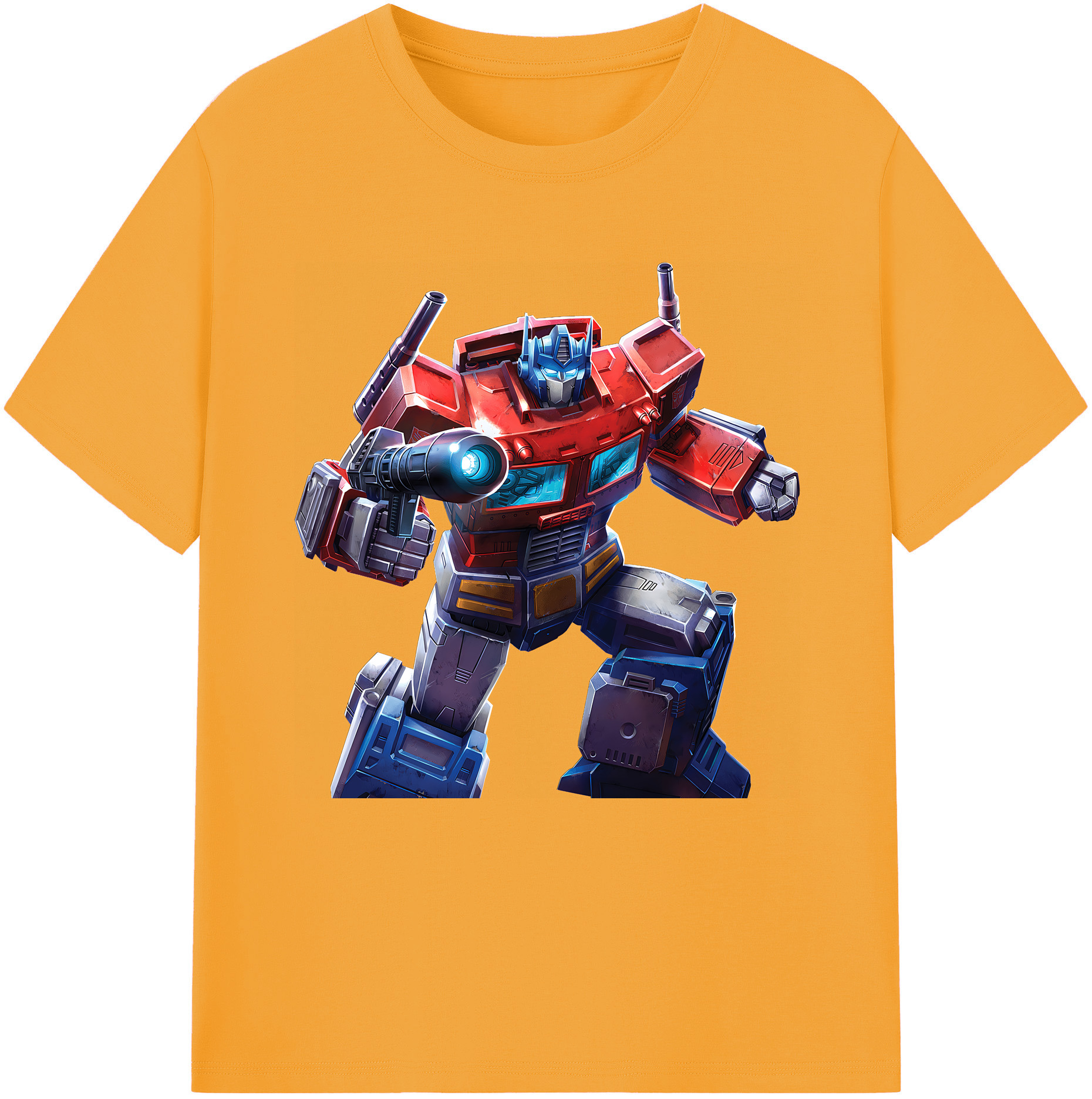 （画像用） Transformers トランスフォーマー 綿100％半袖Tシャツ（フロントプリント）