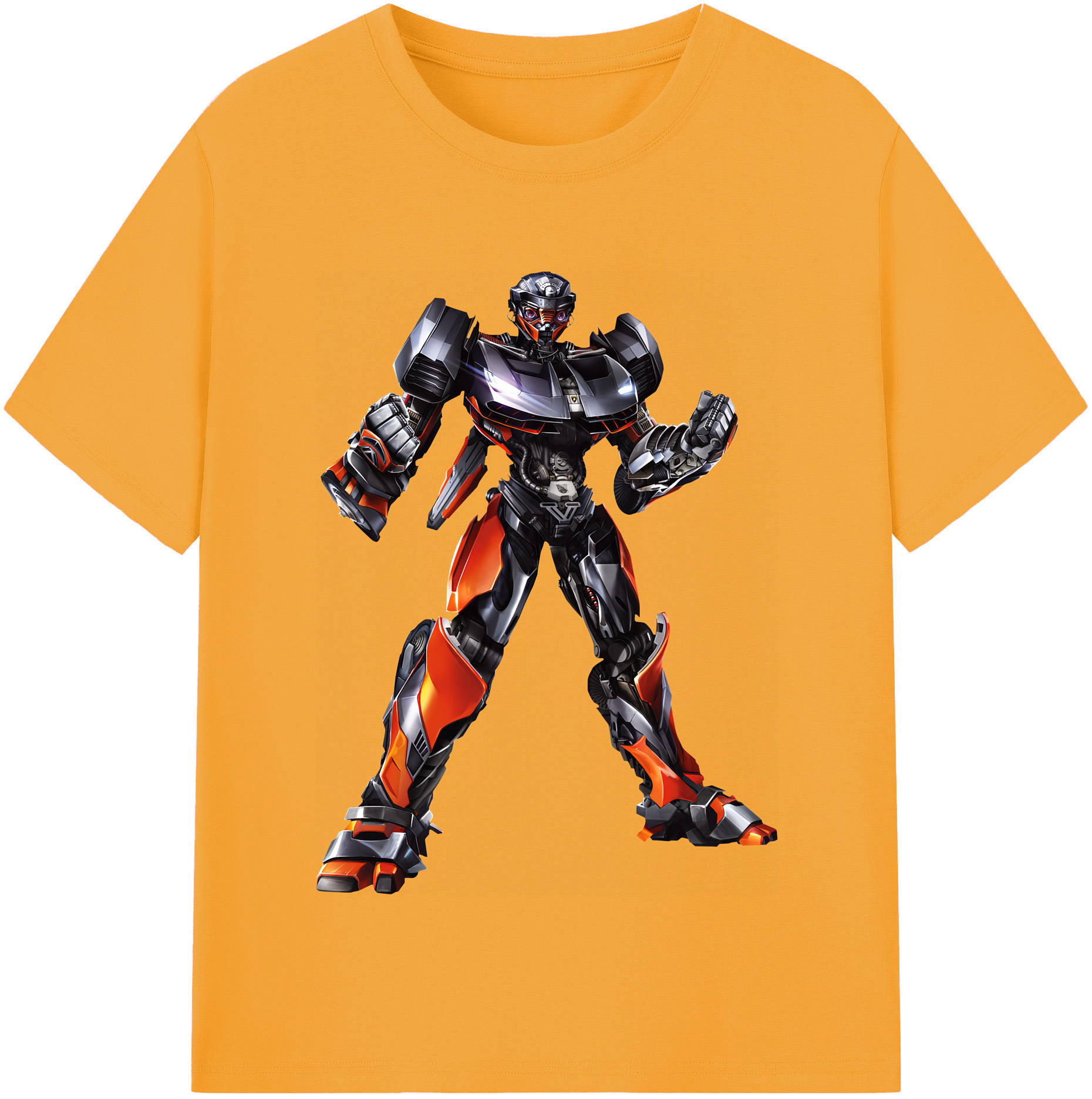 （画像用） Transformers トランスフォーマー 綿100％半袖Tシャツ（フロントプリント）