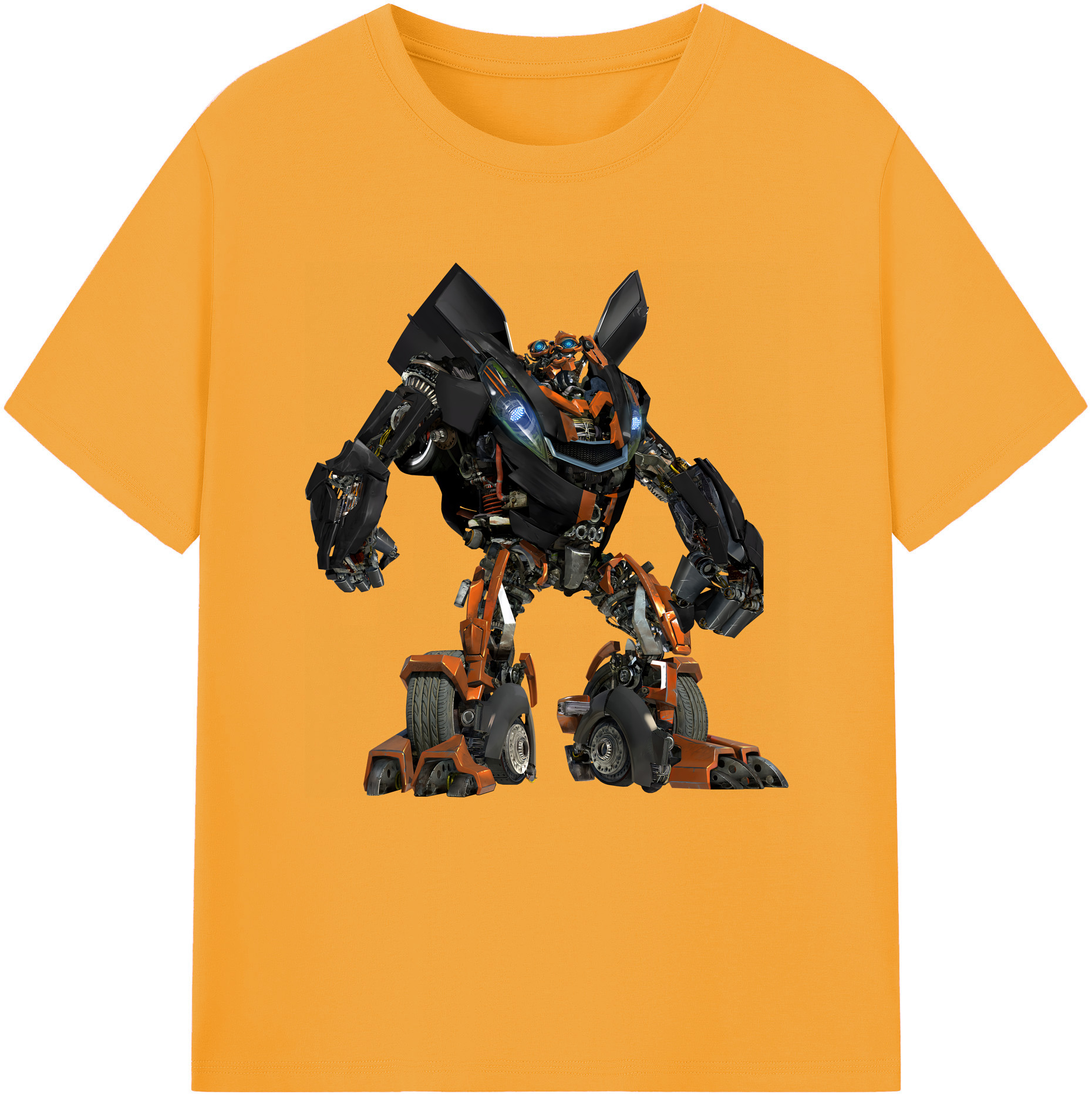 （画像用） Transformers トランスフォーマー 綿100％半袖Tシャツ（フロントプリント）