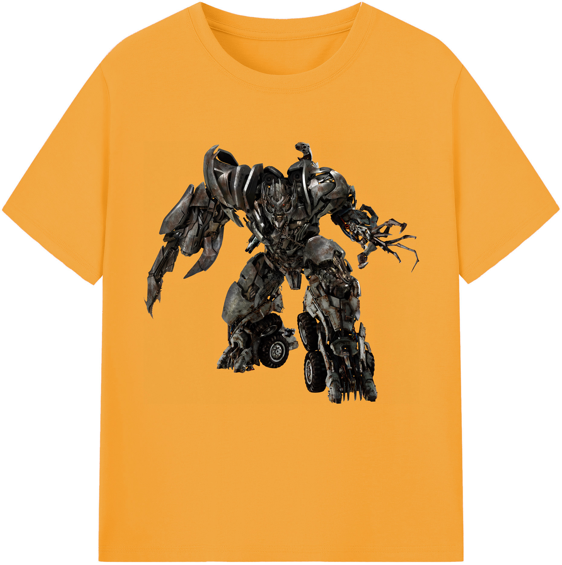 （画像用） Transformers トランスフォーマー 綿100％半袖Tシャツ（フロントプリント）
