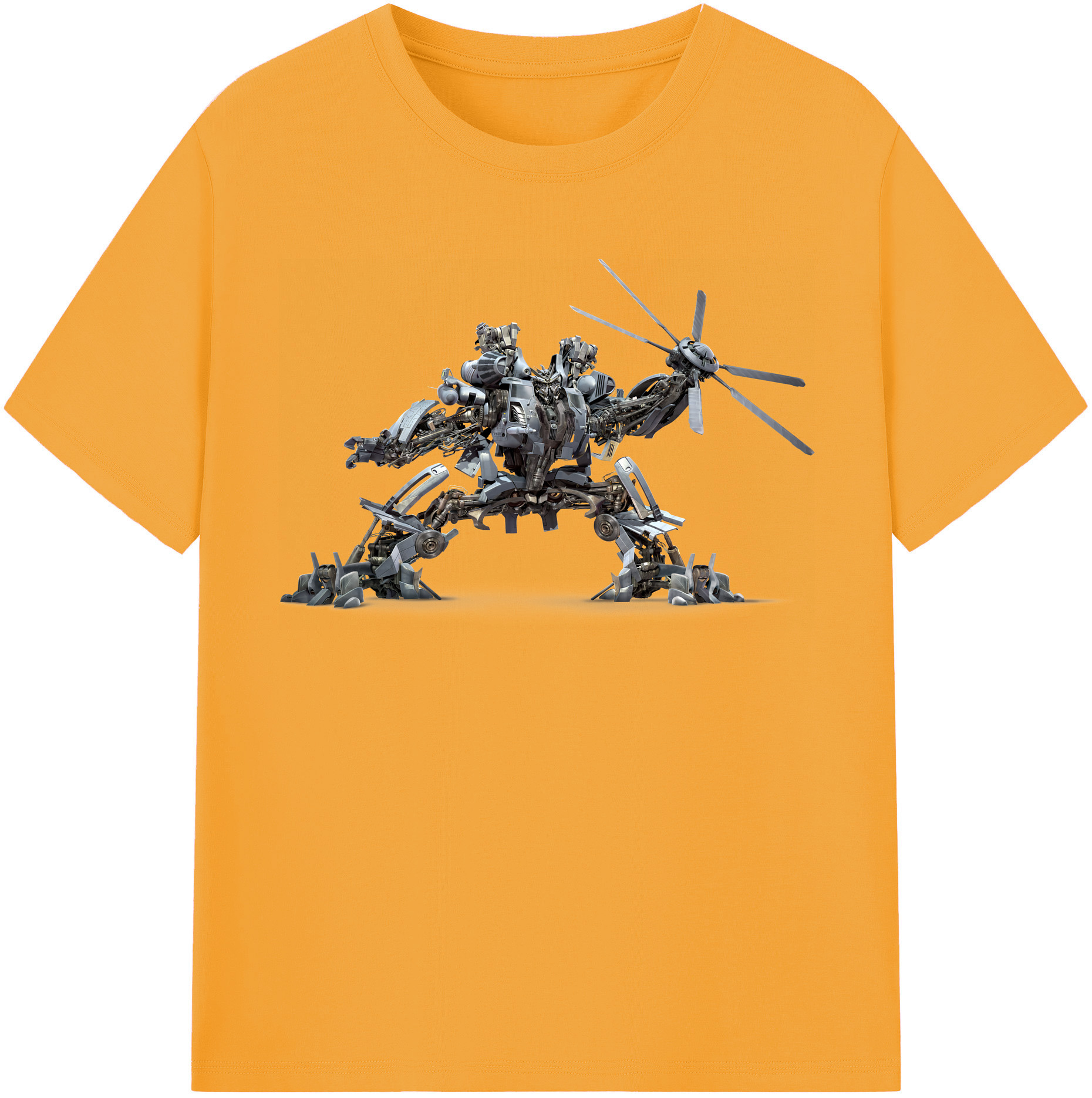 （画像用） Transformers トランスフォーマー 綿100％半袖Tシャツ（フロントプリント）