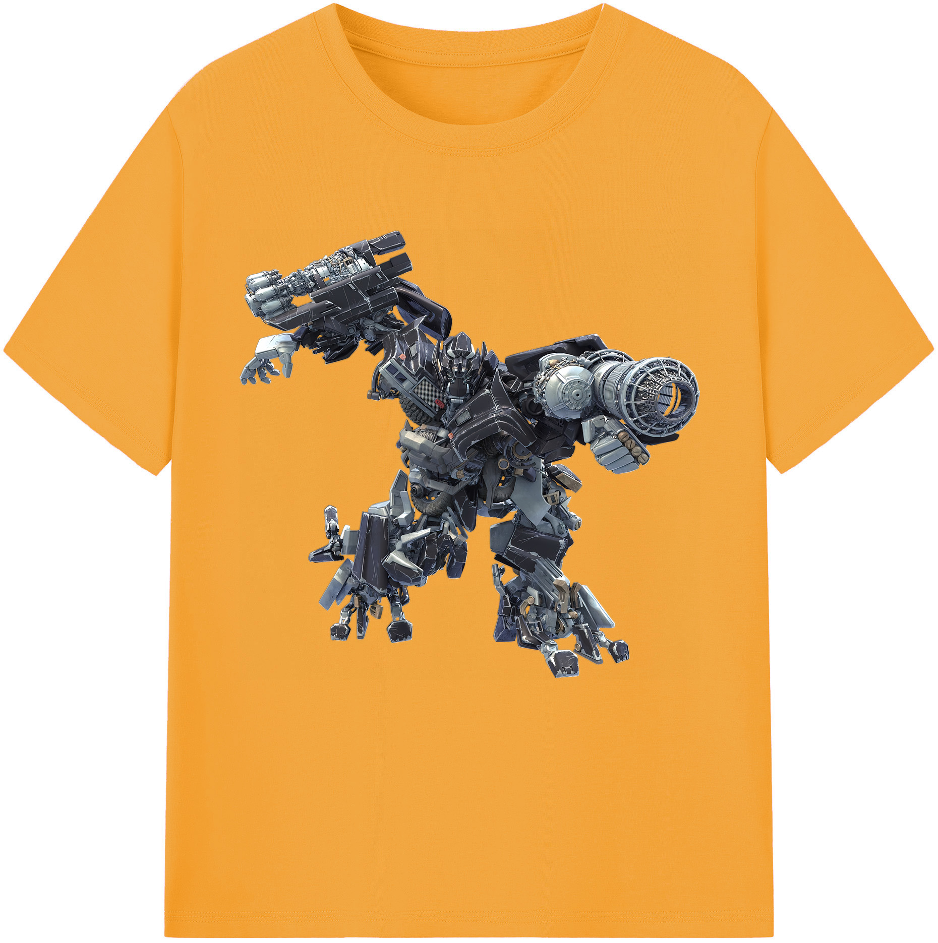 （画像用） Transformers トランスフォーマー 綿100％半袖Tシャツ（フロントプリント）