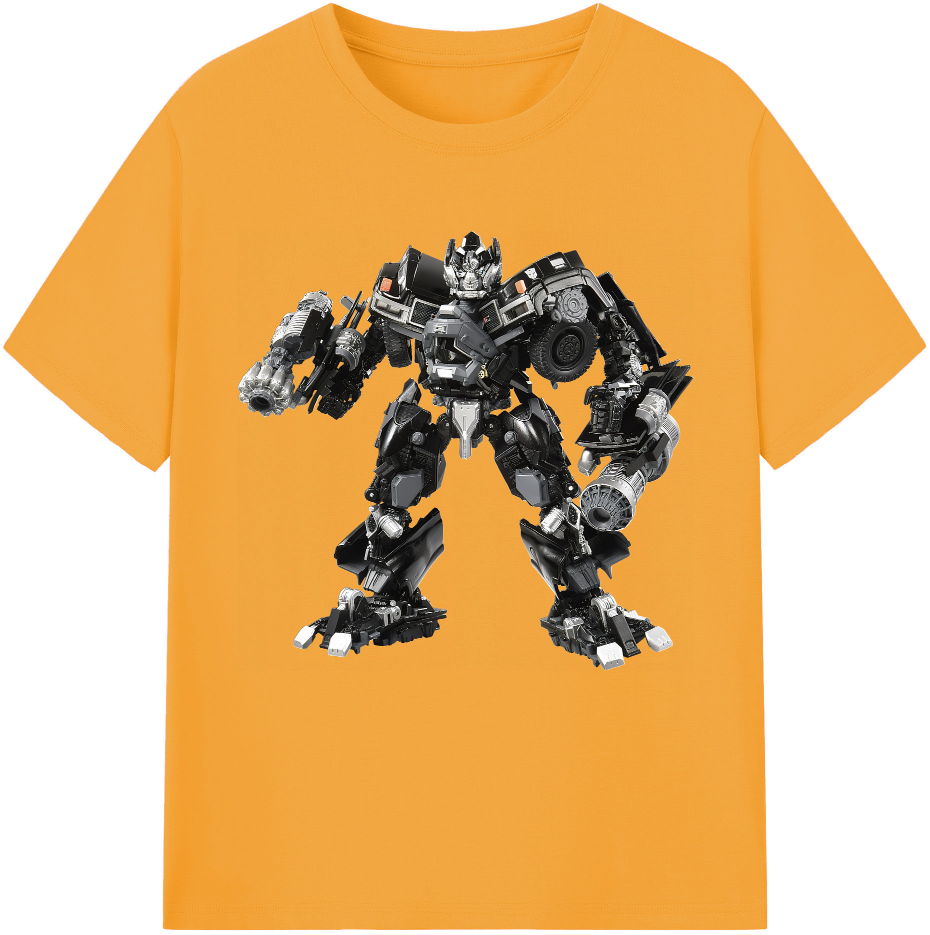 （画像用） Transformers トランスフォーマー 綿100％半袖Tシャツ（フロントプリント）