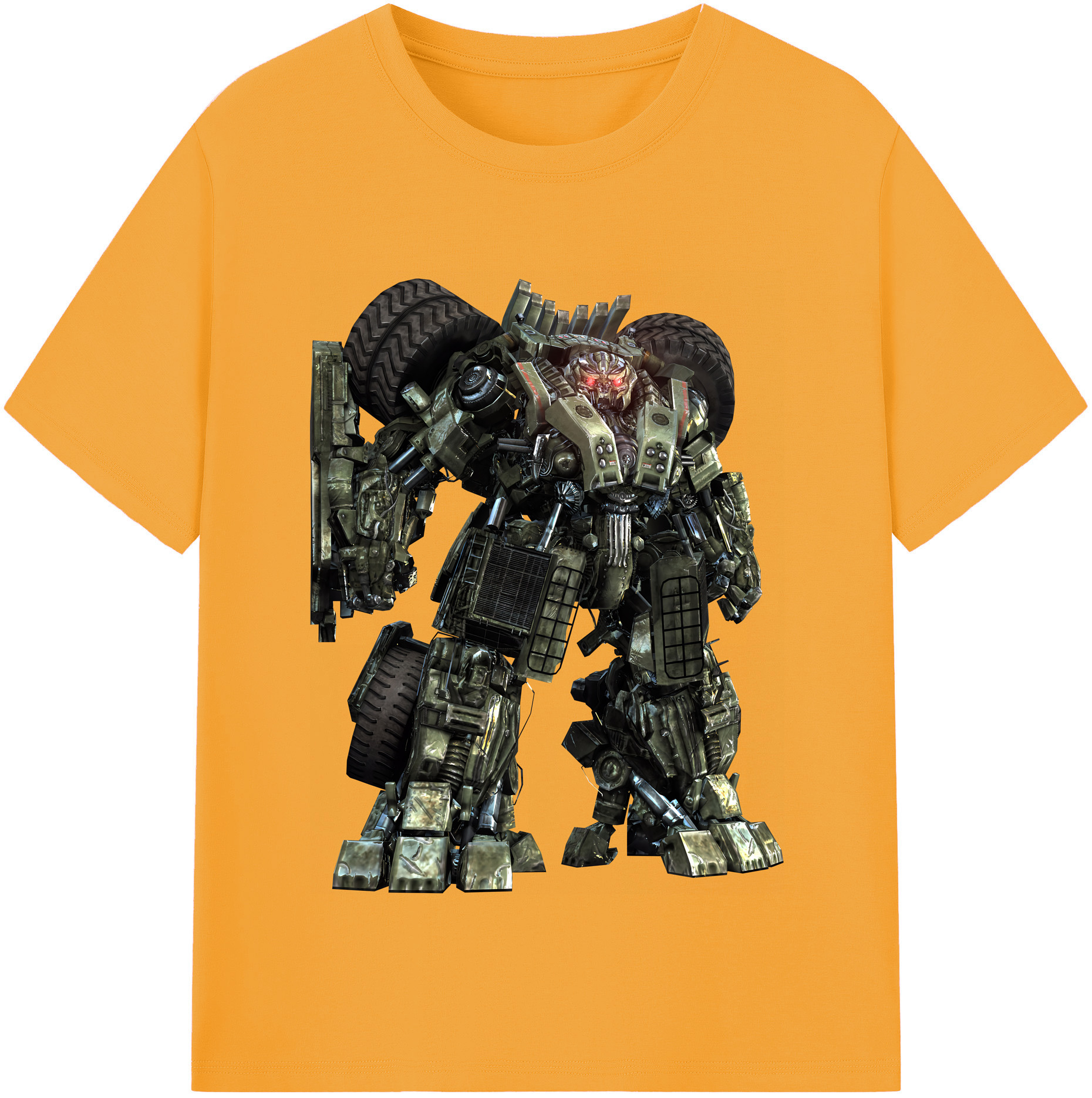 （画像用） Transformers トランスフォーマー 綿100％半袖Tシャツ（フロントプリント）