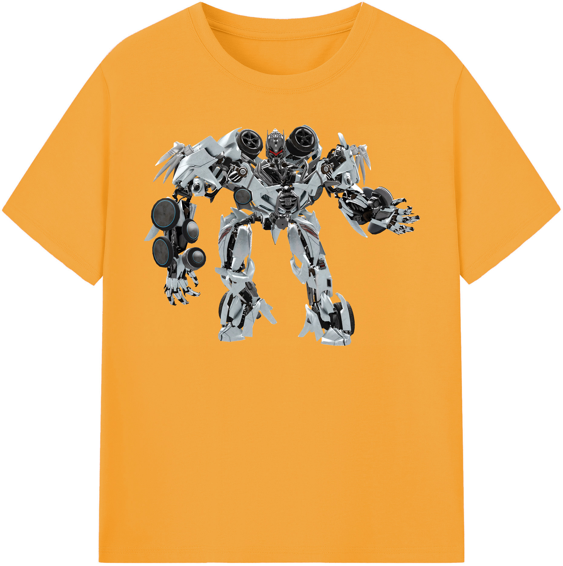 （画像用） Transformers トランスフォーマー 綿100％半袖Tシャツ（フロントプリント）