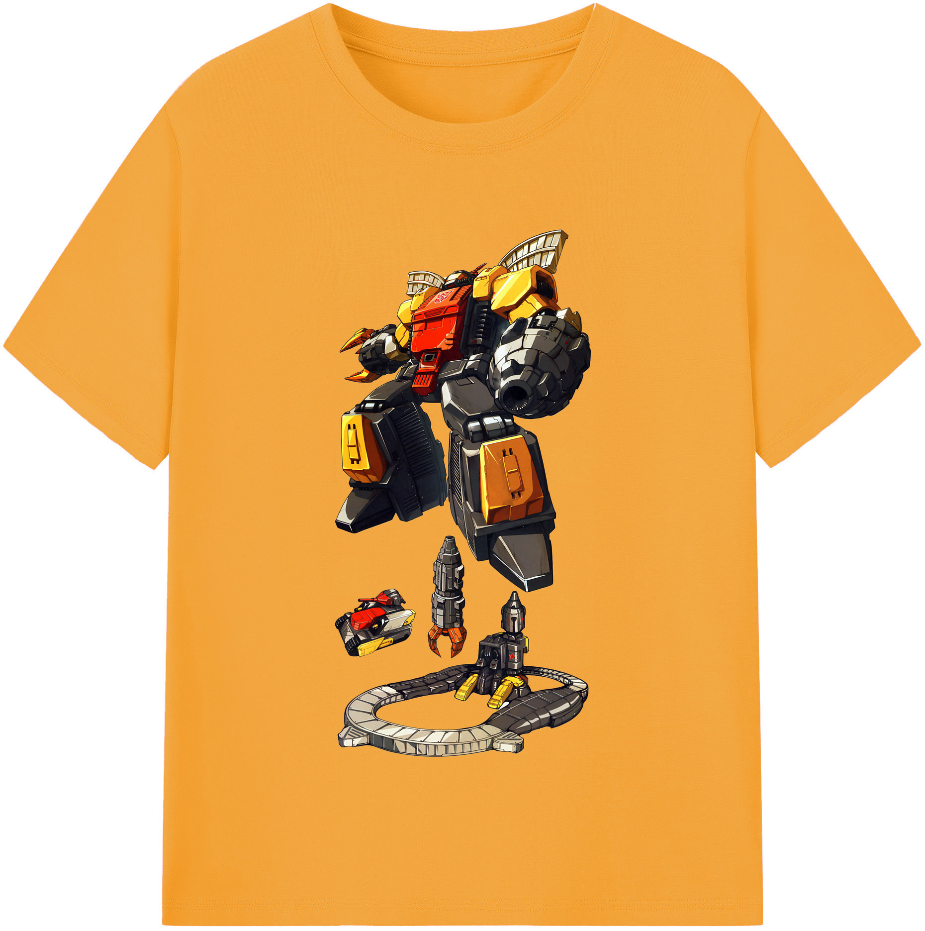 （画像用） Transformers トランスフォーマー 綿100％半袖Tシャツ（フロントプリント）
