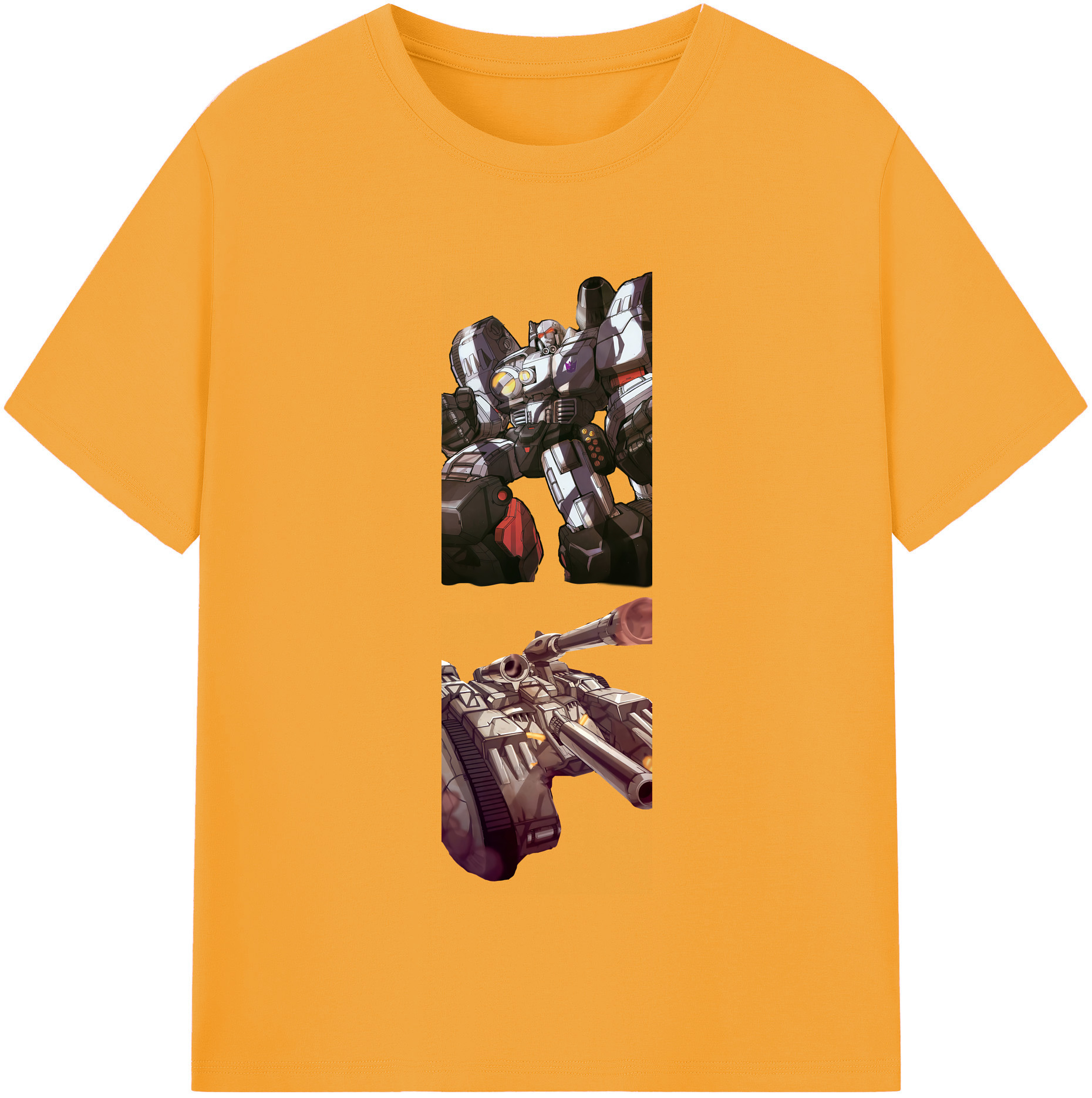 （画像用） Transformers トランスフォーマー 綿100％半袖Tシャツ（フロントプリント）