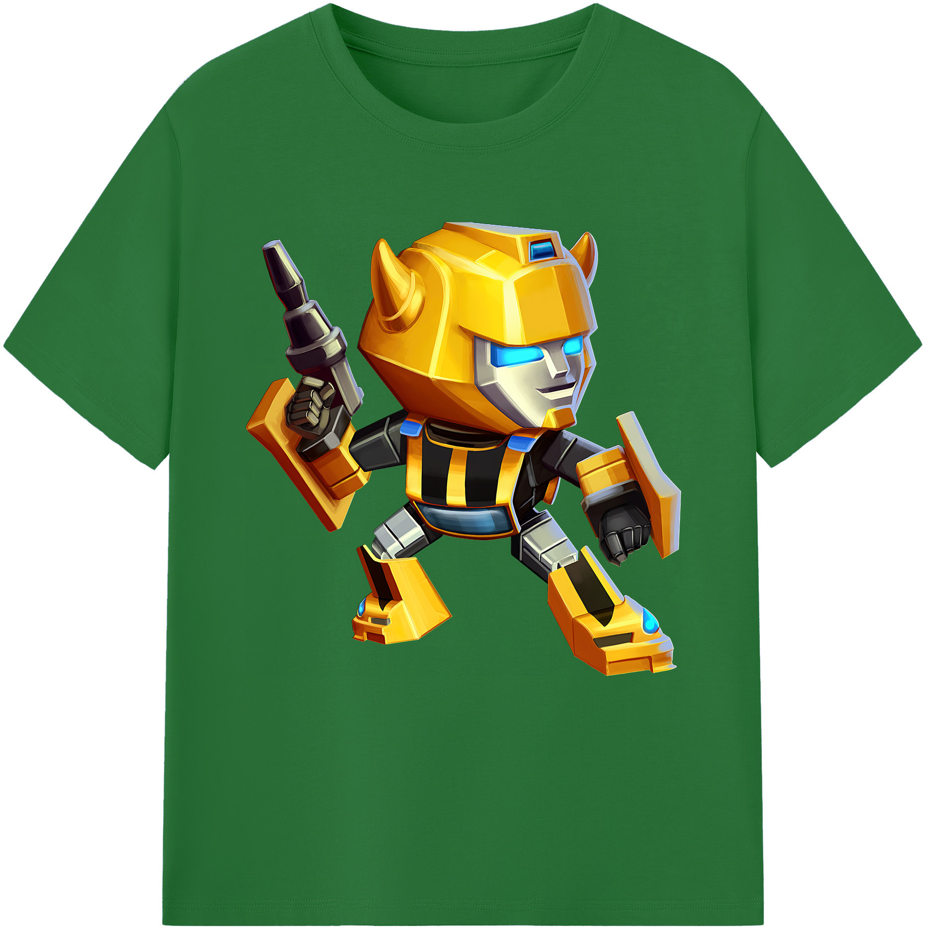 （画像用） Transformers トランスフォーマー 綿100％半袖Tシャツ（フロントプリント）