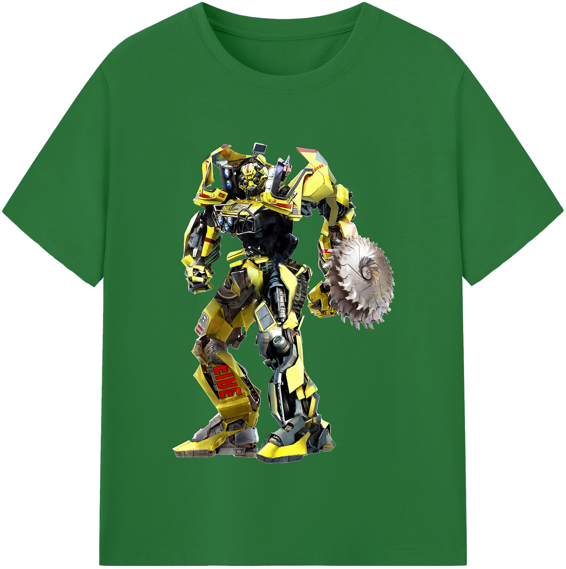 （画像用） Transformers トランスフォーマー 綿100％半袖Tシャツ（フロントプリント）