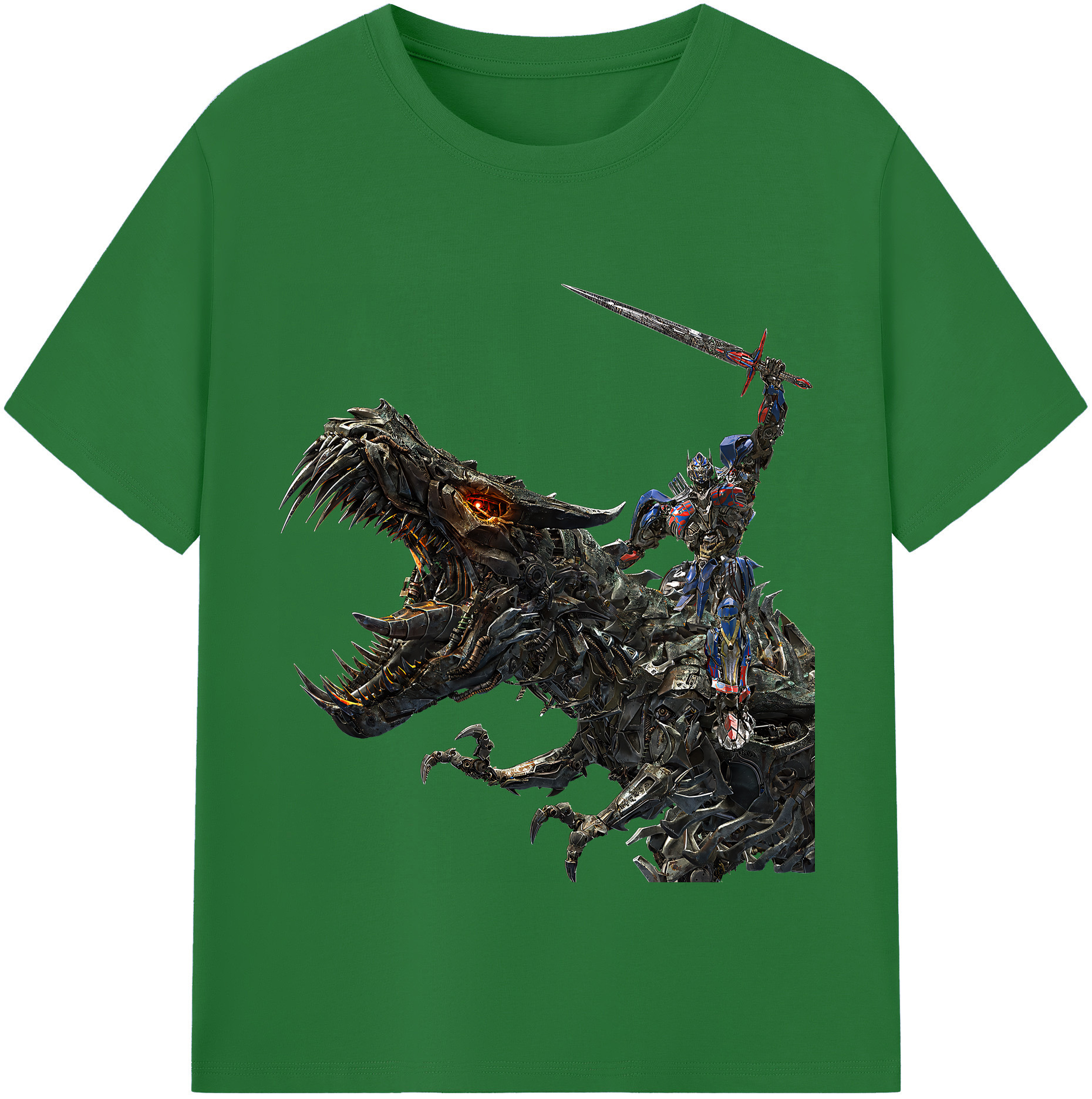 （画像用） Transformers トランスフォーマー 綿100％半袖Tシャツ（フロントプリント）