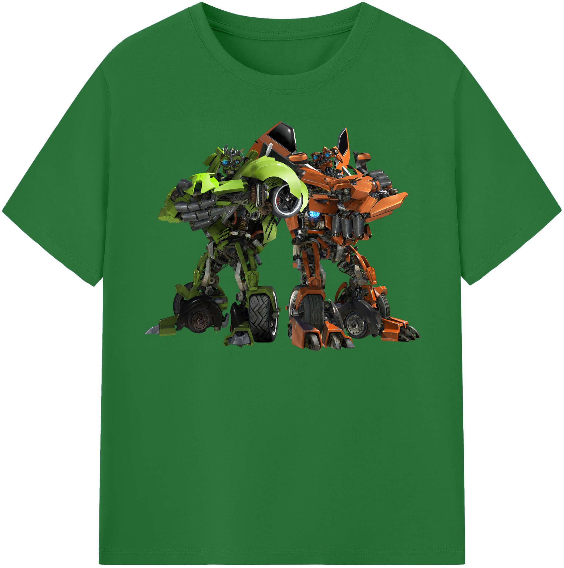 （画像用） Transformers トランスフォーマー 綿100％半袖Tシャツ（フロントプリント）