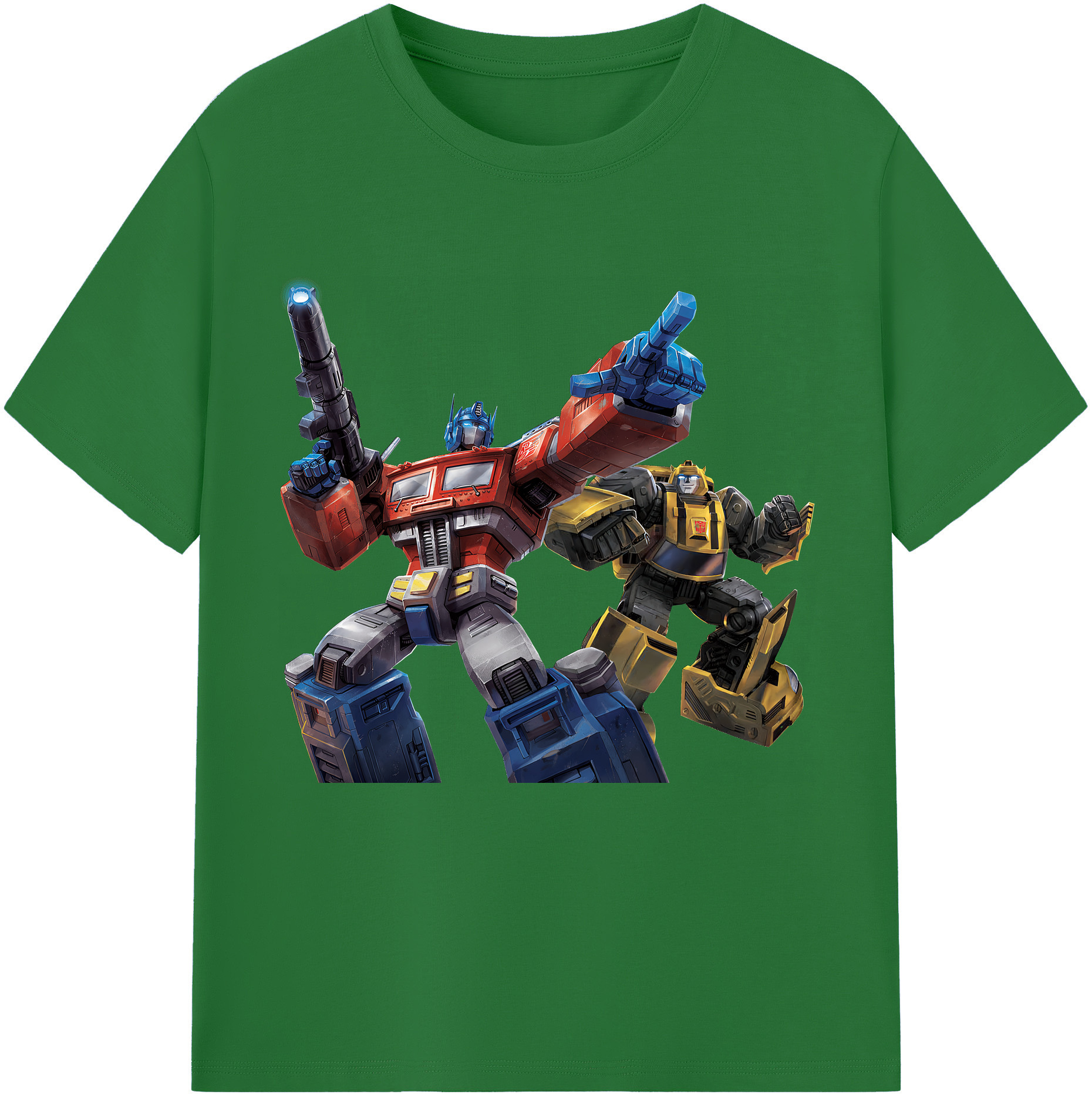 （画像用） Transformers トランスフォーマー 綿100％半袖Tシャツ（フロントプリント）