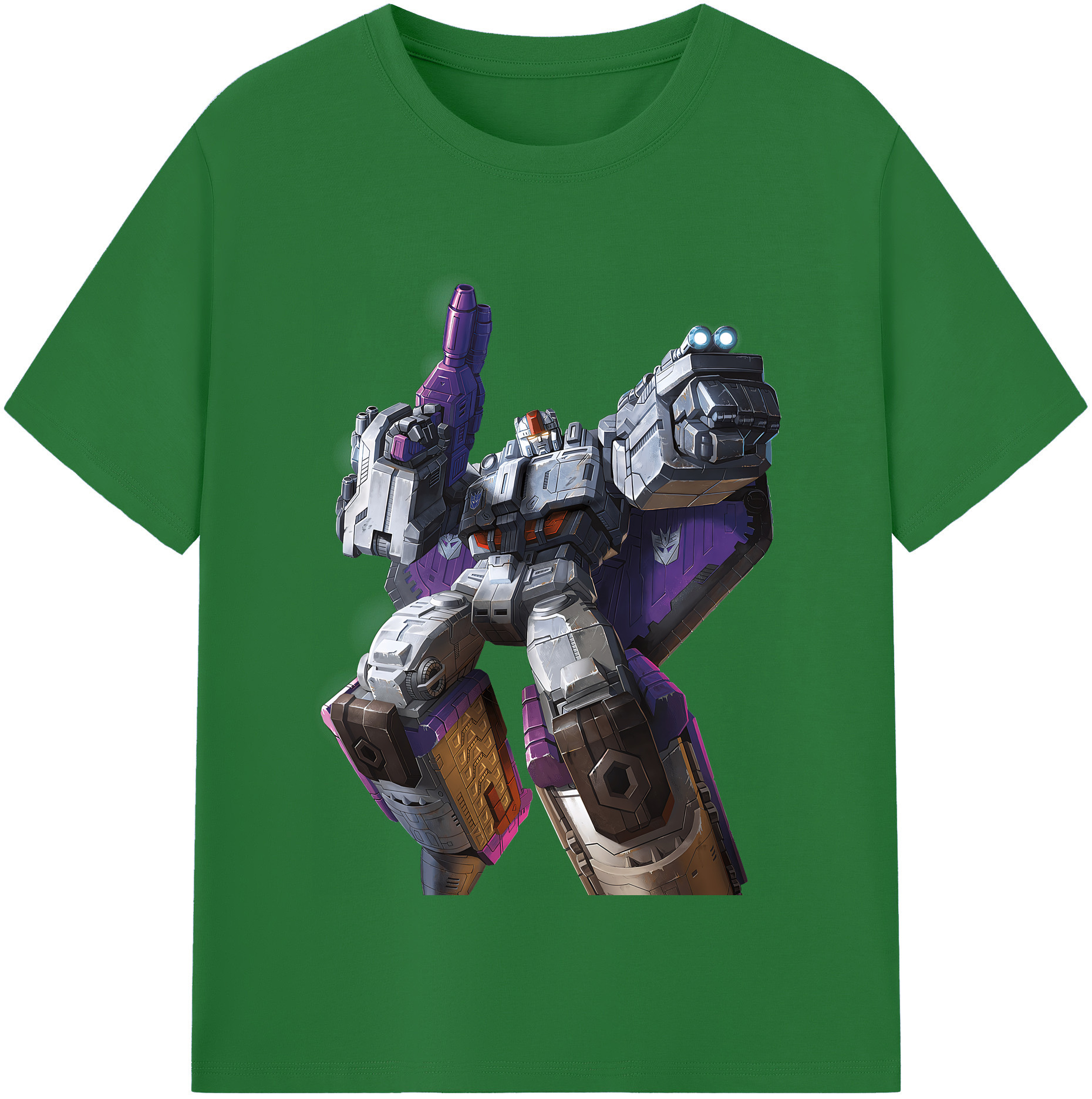 （画像用） Transformers トランスフォーマー 綿100％半袖Tシャツ（フロントプリント）