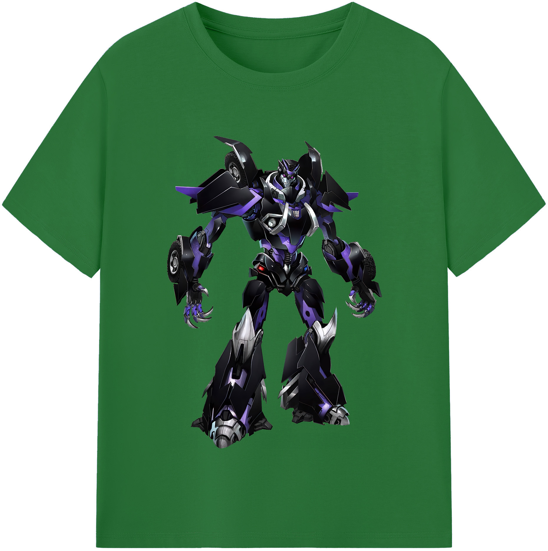 （画像用） Transformers トランスフォーマー 綿100％半袖Tシャツ（フロントプリント）